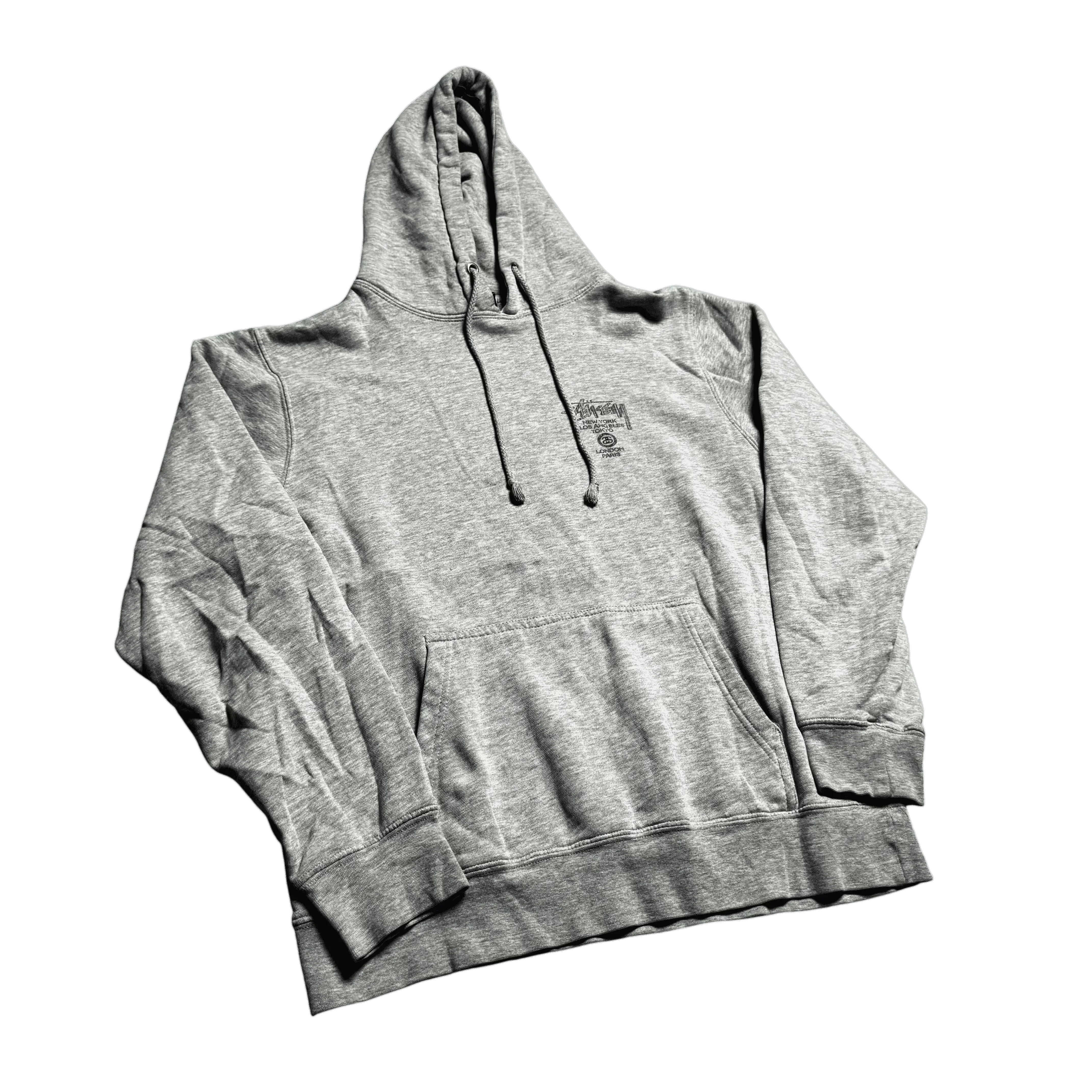 Grey Stussy Hoodie - S