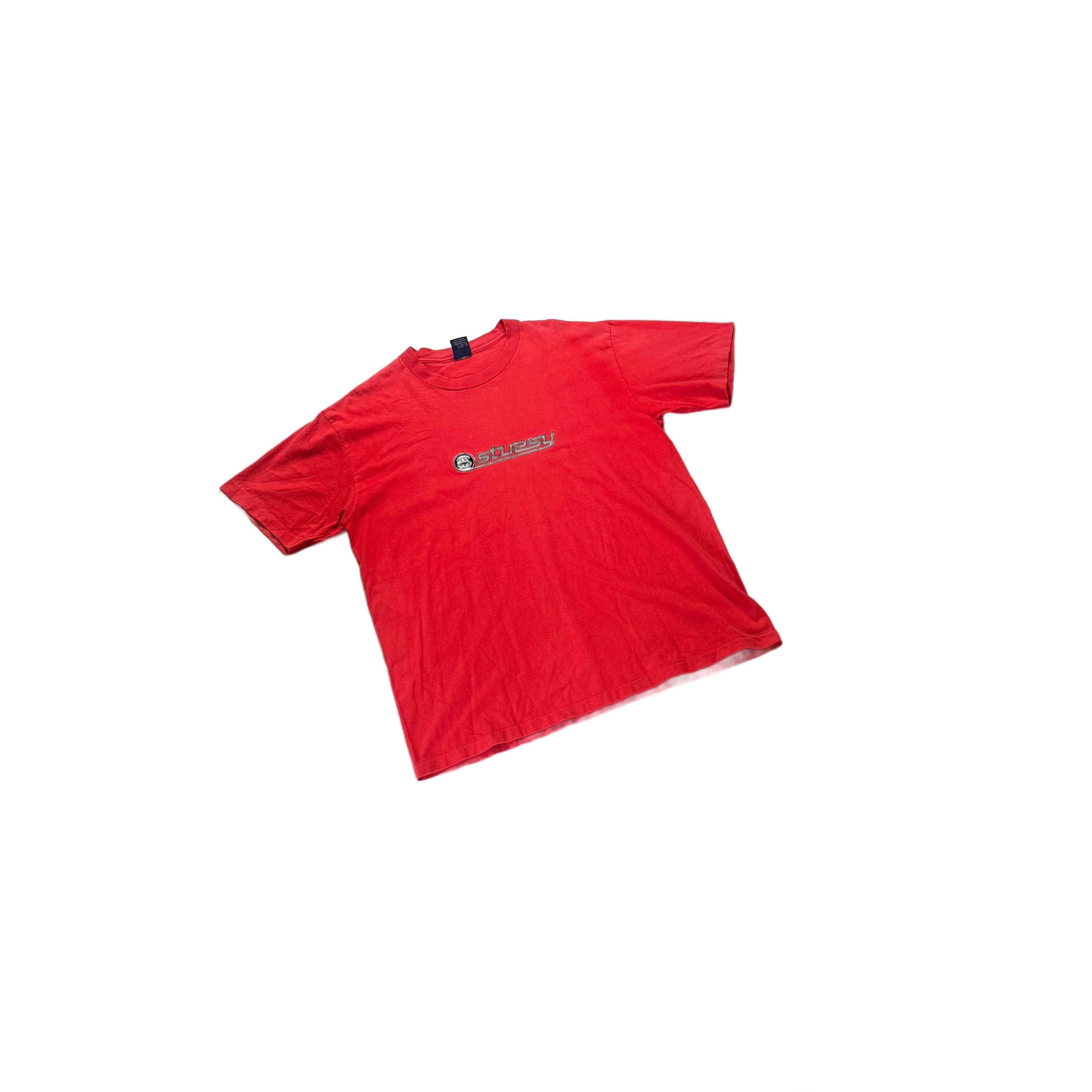 Red Stussy Tee - L
