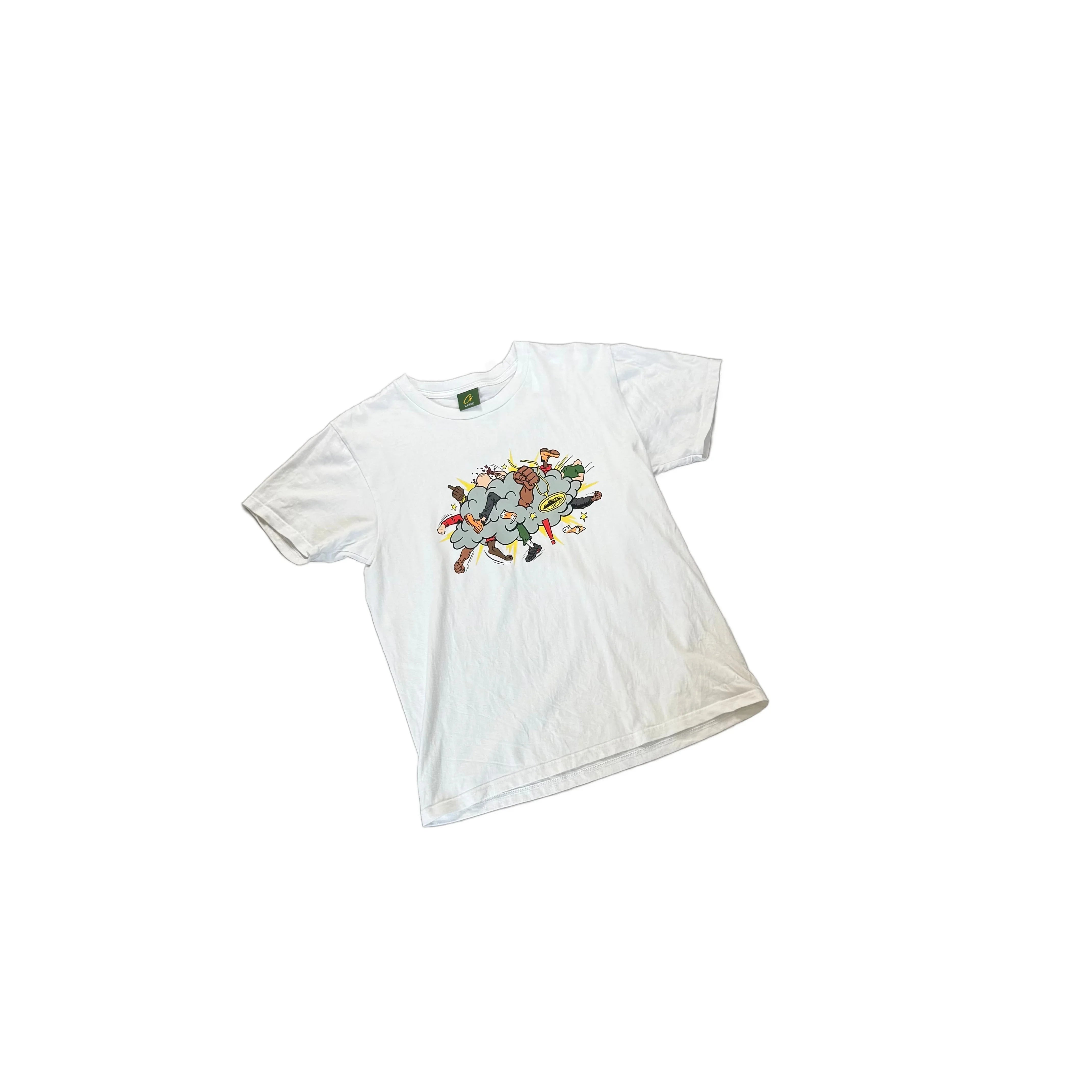 White Corteiz Tee - L