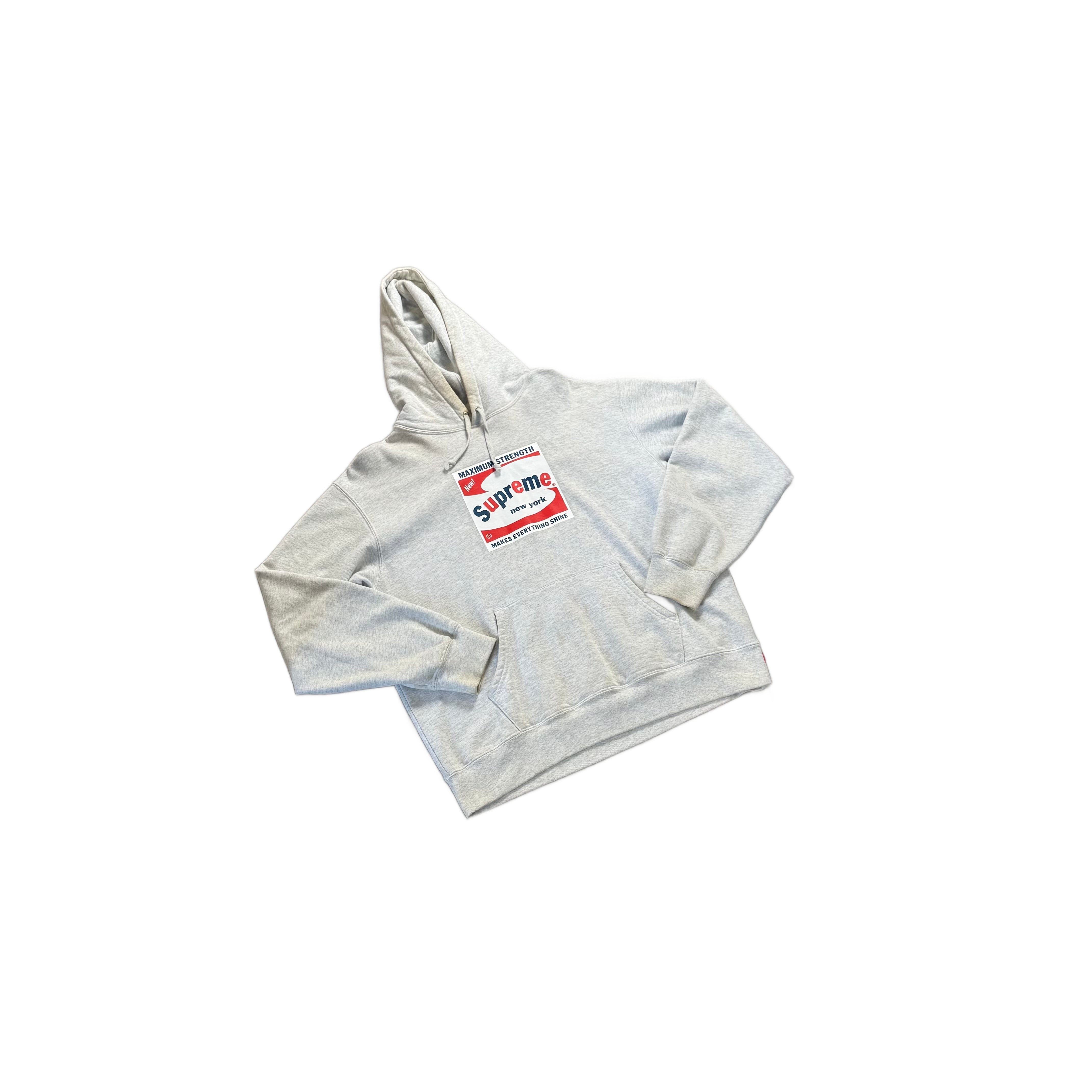 Grey Supreme Hoodie - M