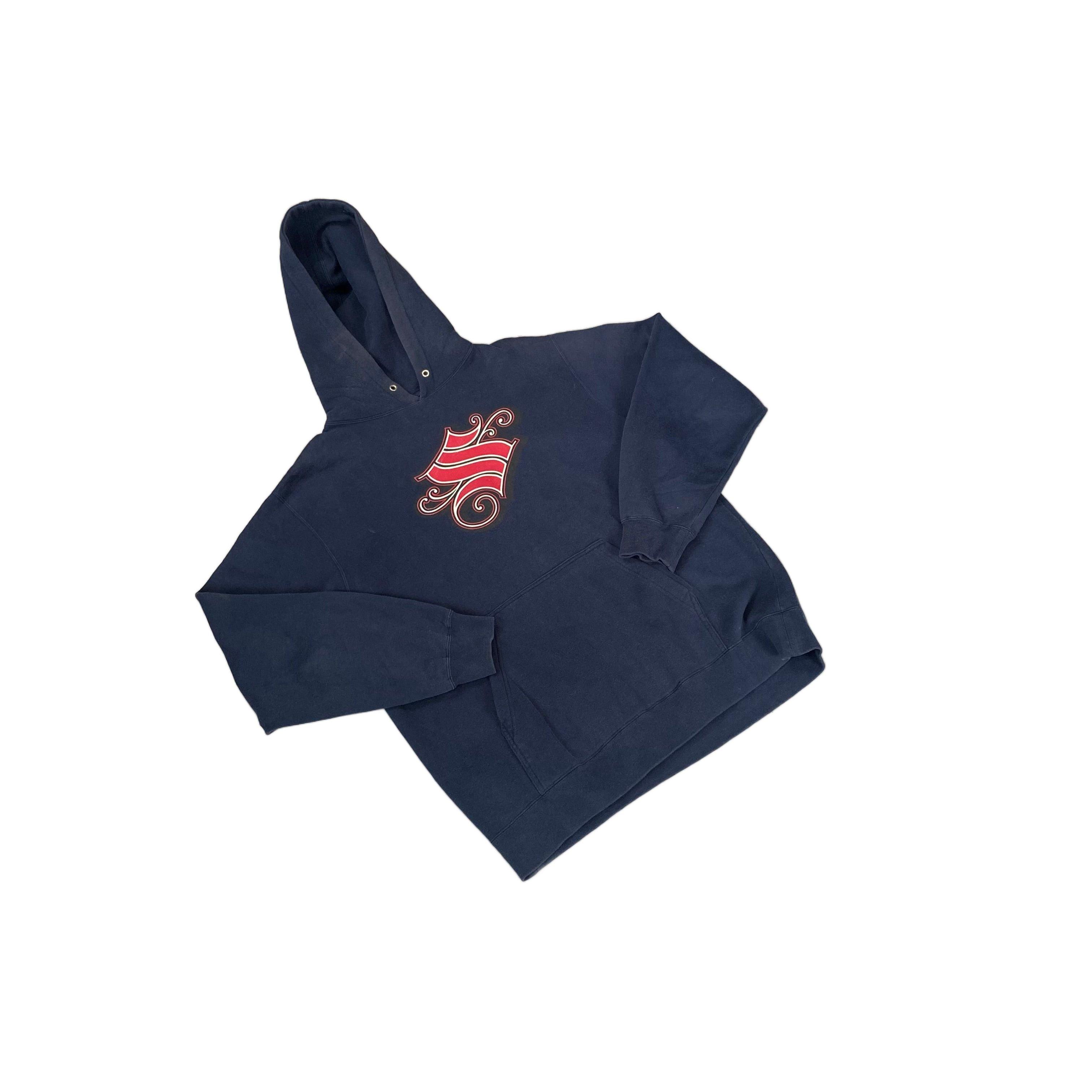 Navy Blue Stussy Hoodie - S