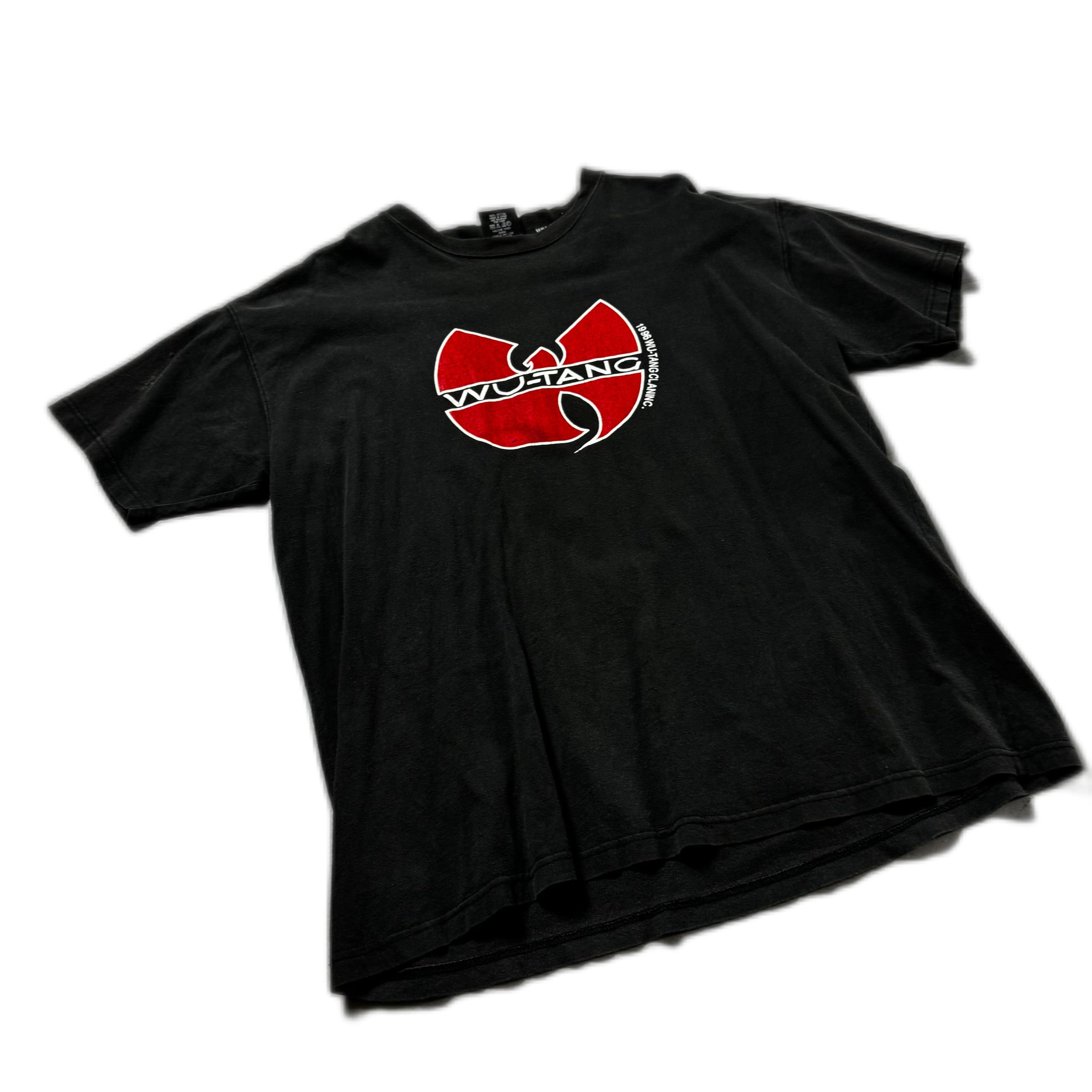 Vintage 90s Black Wu Tang Tee - XL
