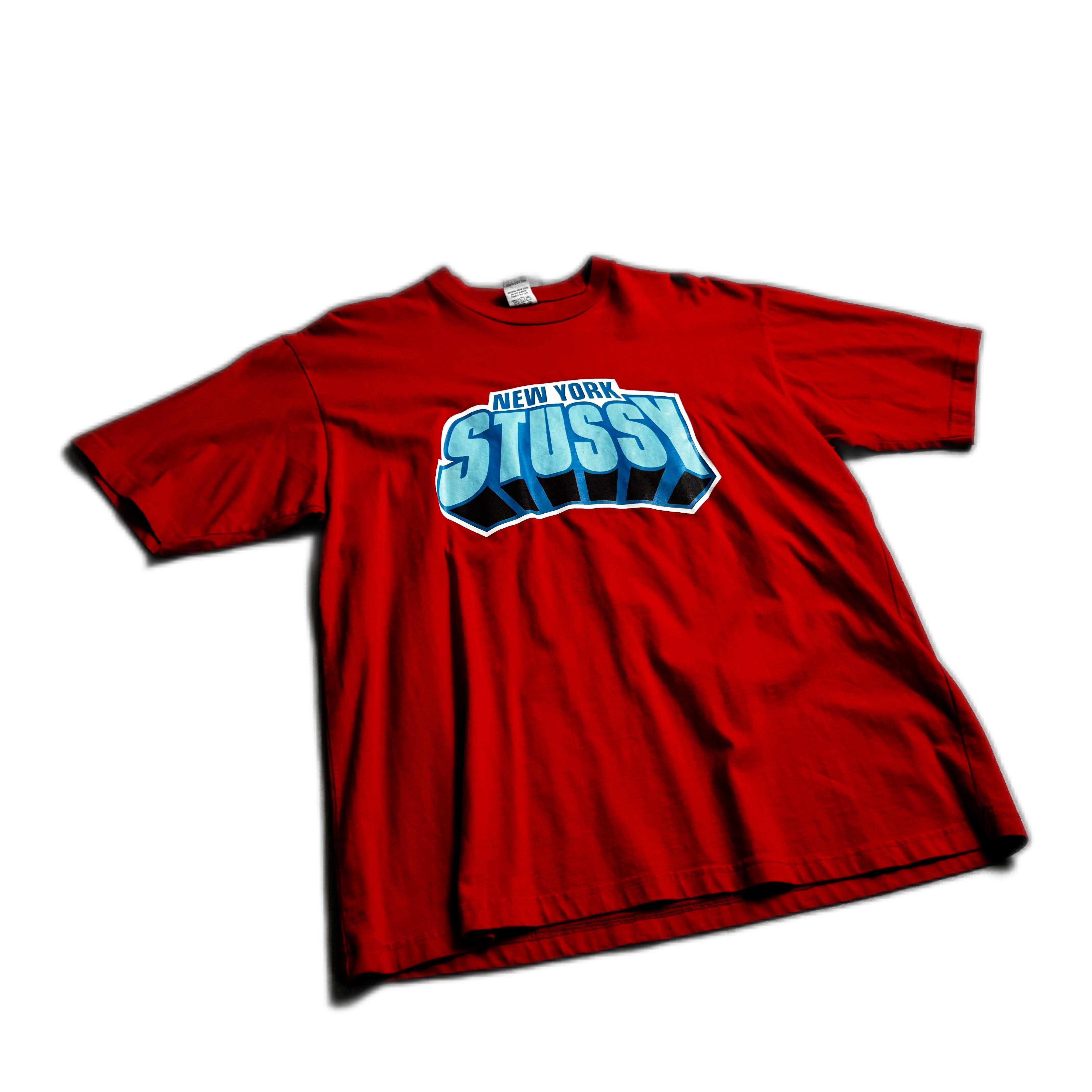 Red Stussy Tee - L