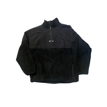 Black Oakley 1/4 Zip Fleece - XL