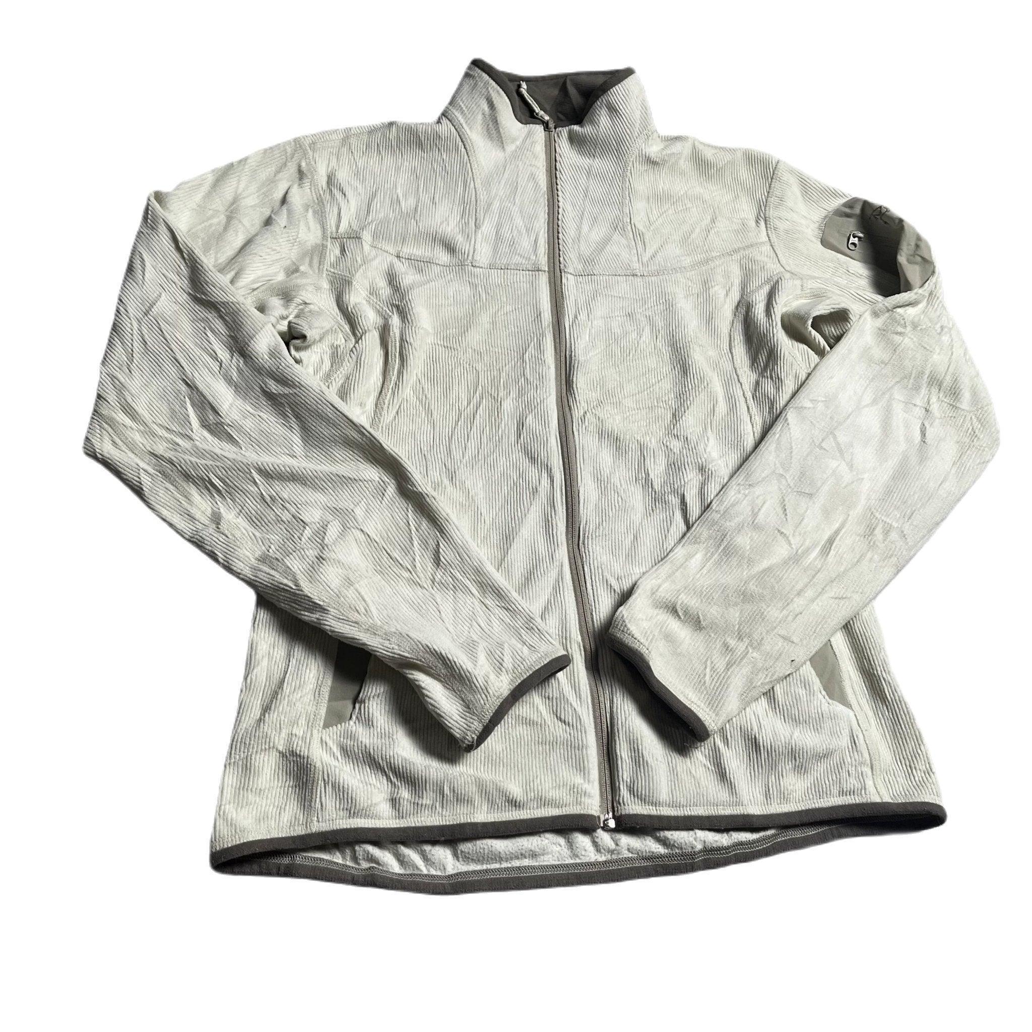 Cream Arc’Teryx Full Zip Fleece Jacket - M