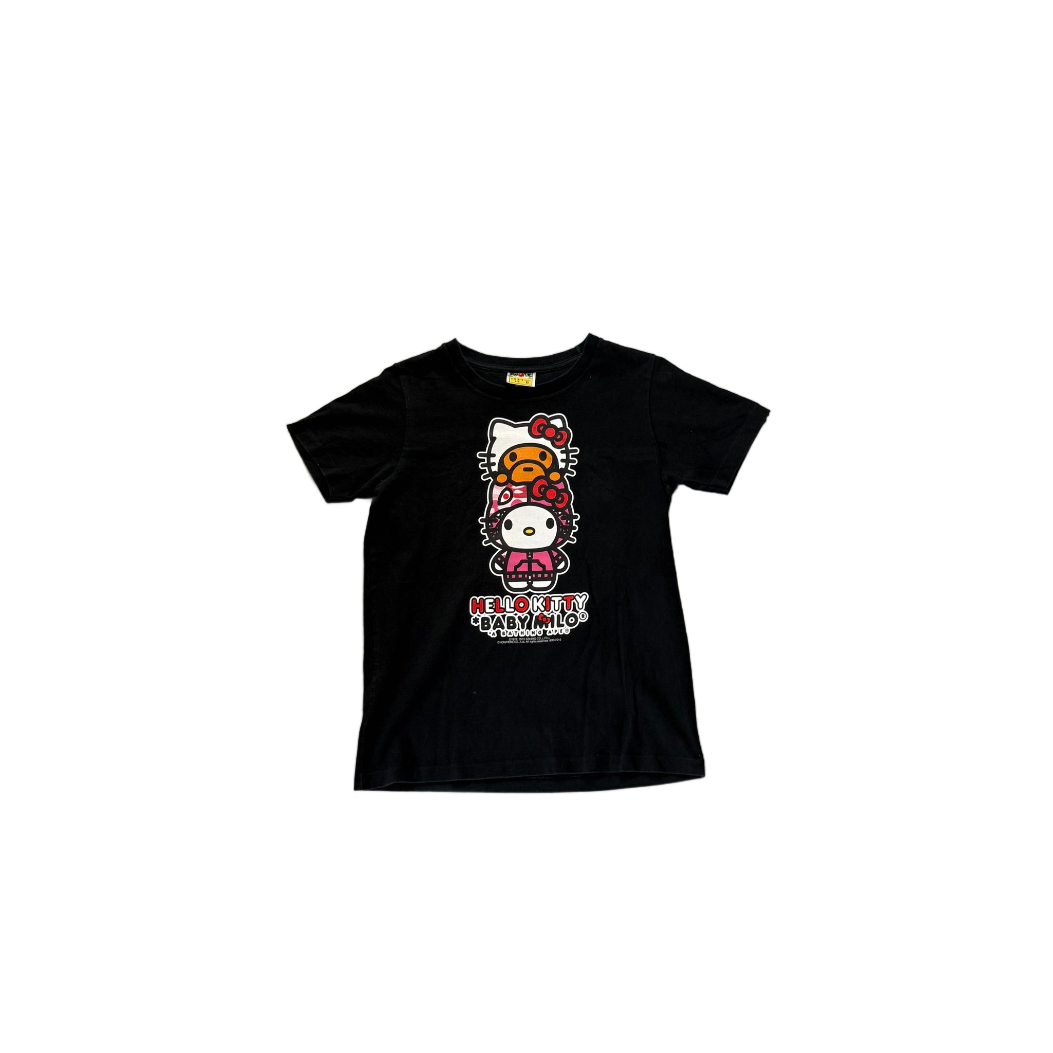 Black A Bathing Ape (BAPE) x Hello Kitty Tee - XS