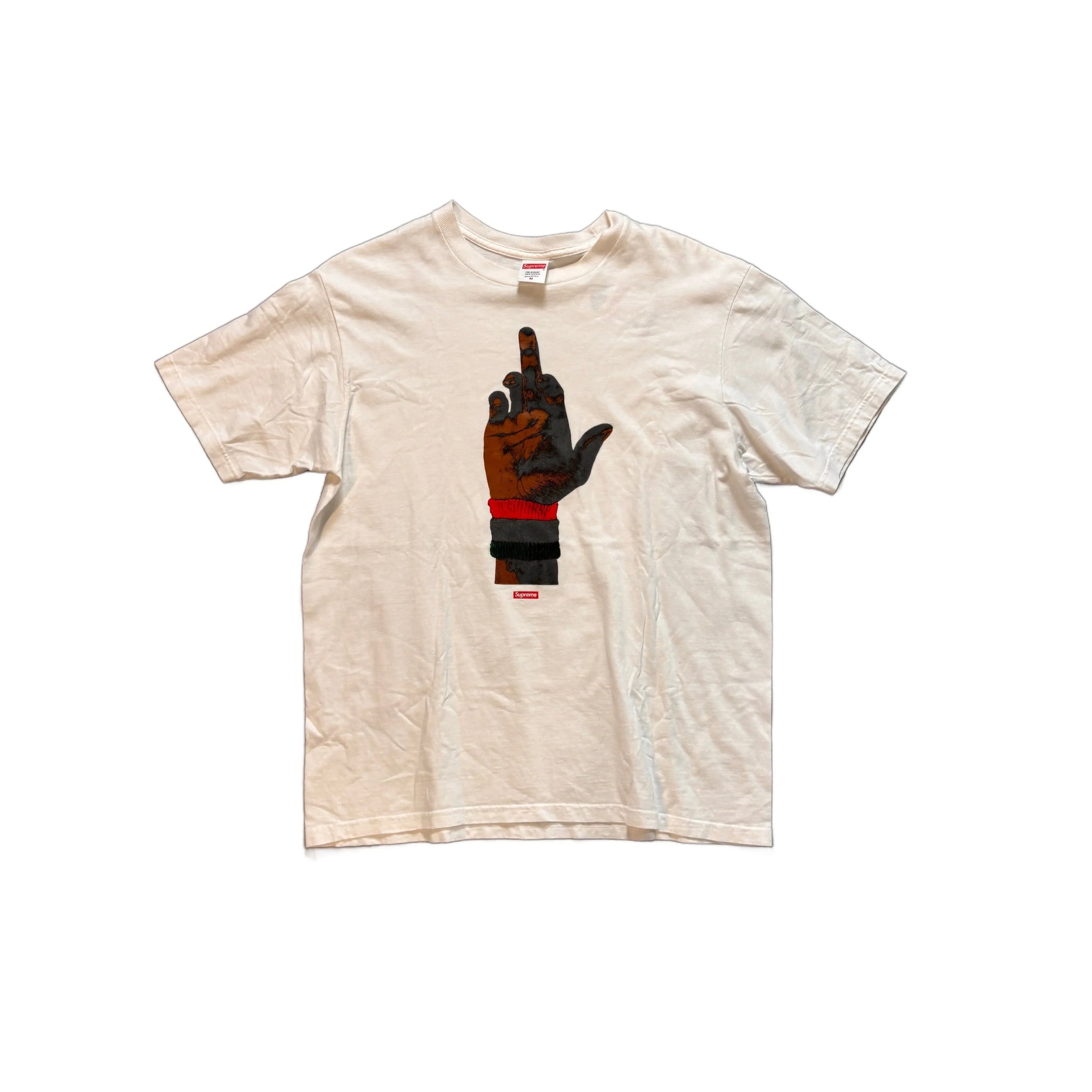 White Supreme Tee - L