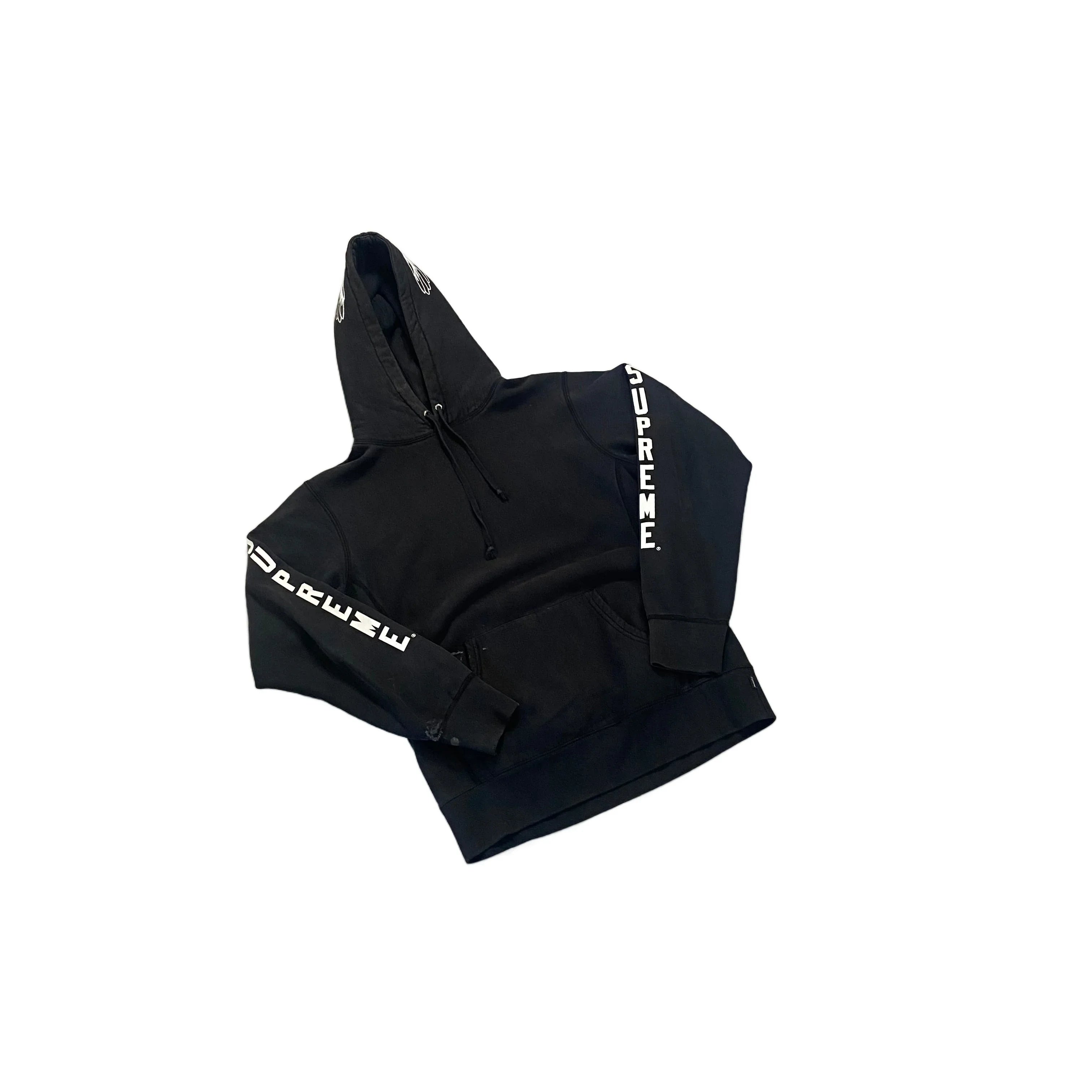 Black Supreme Hoodie - M