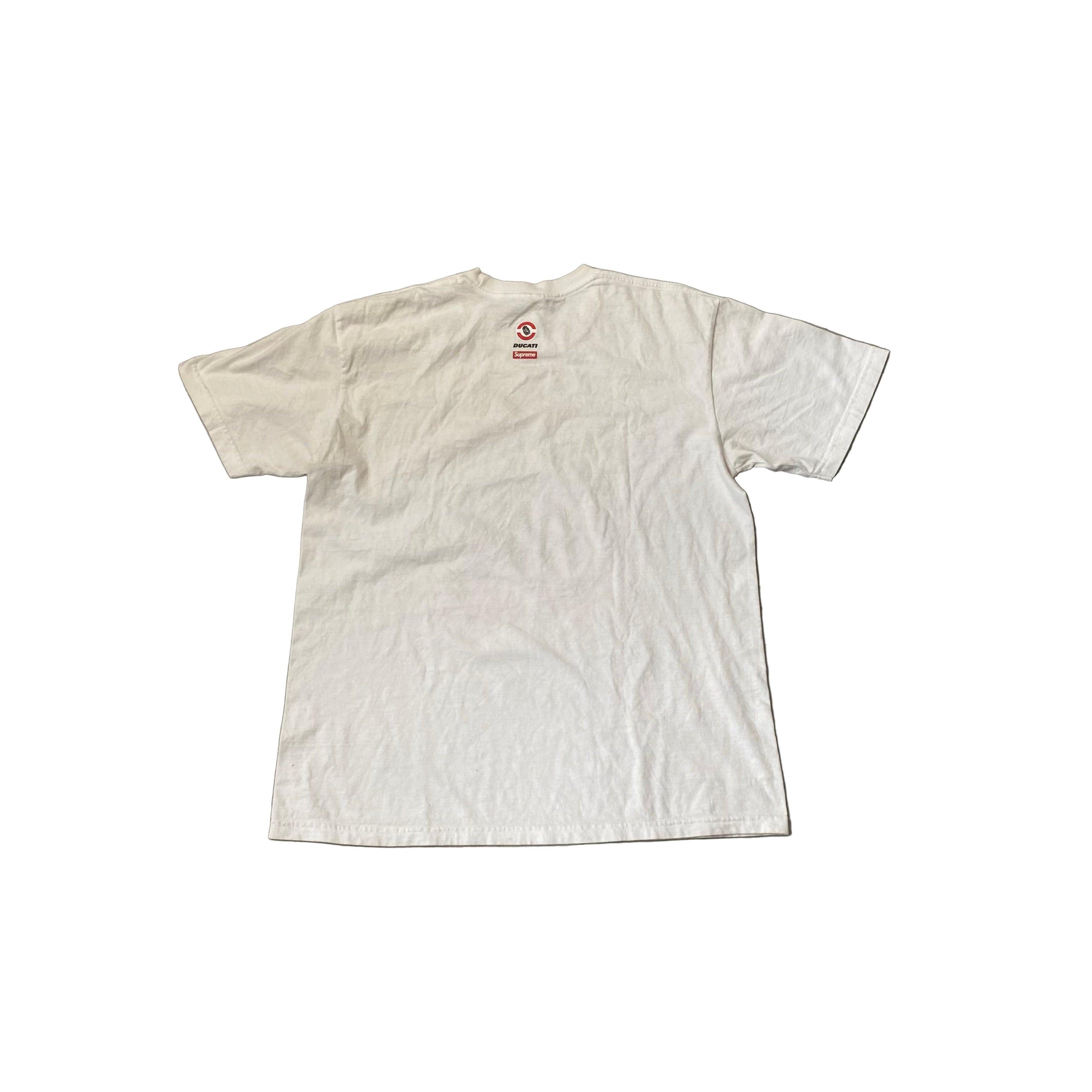 White Supreme x Ducati Tee - M