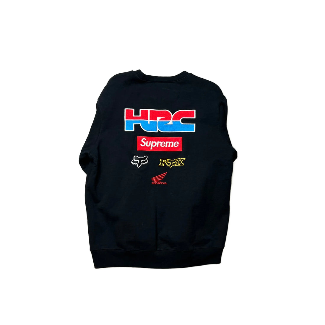 Black Supreme Fox Racing Sweatshirt - L