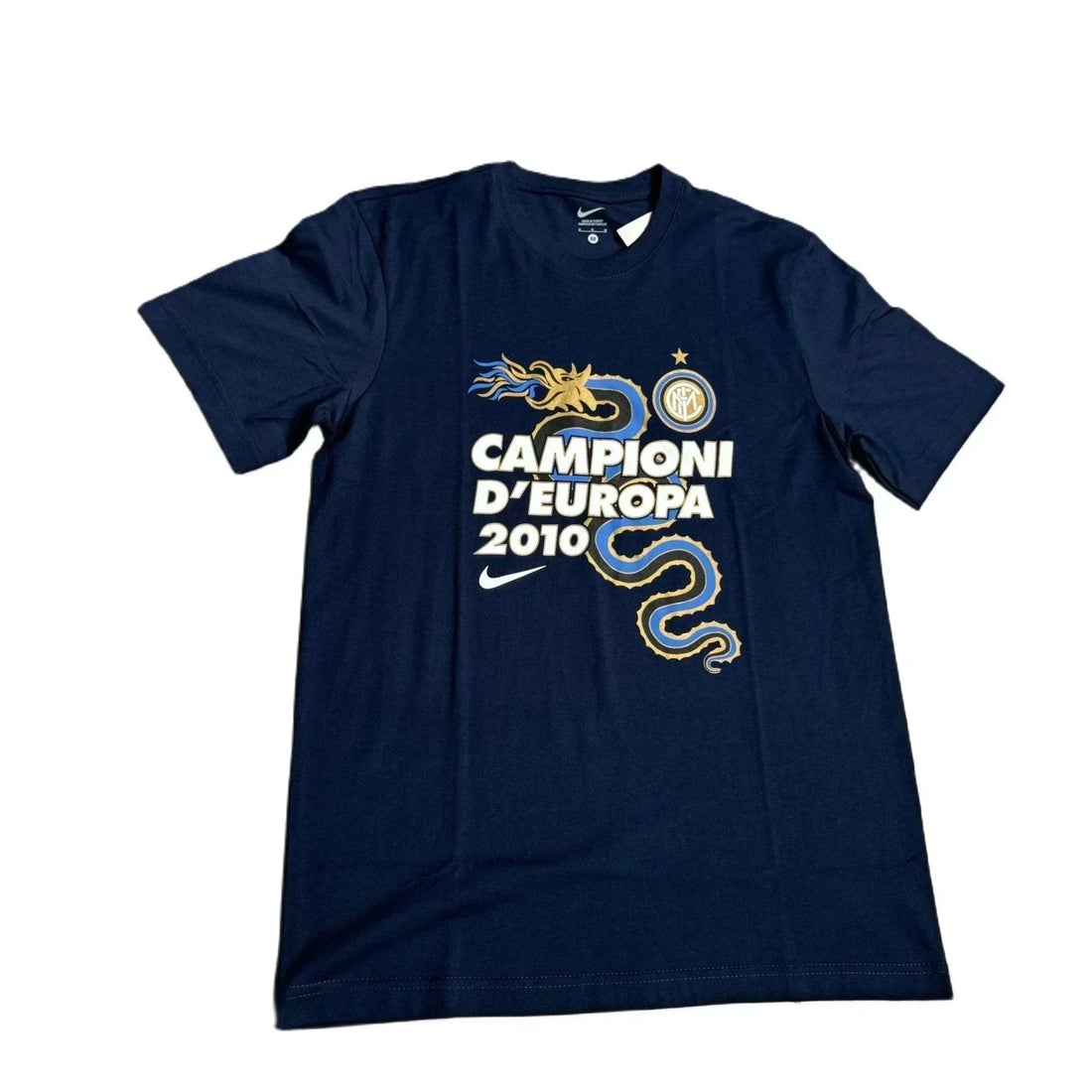 Brand New Vintage Navy Blue Inter Milan Tee - M