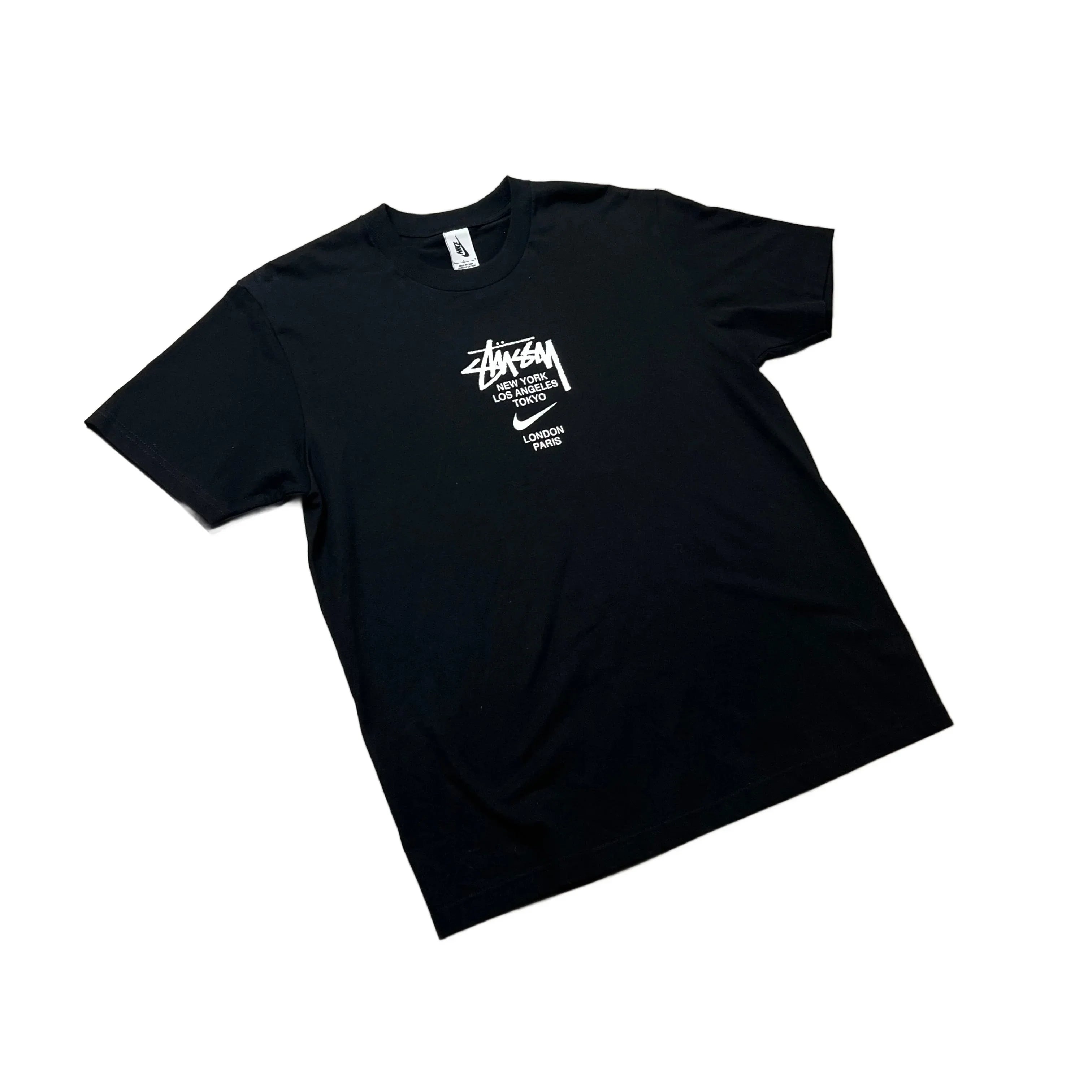Black Stussy x Nike Tee - L