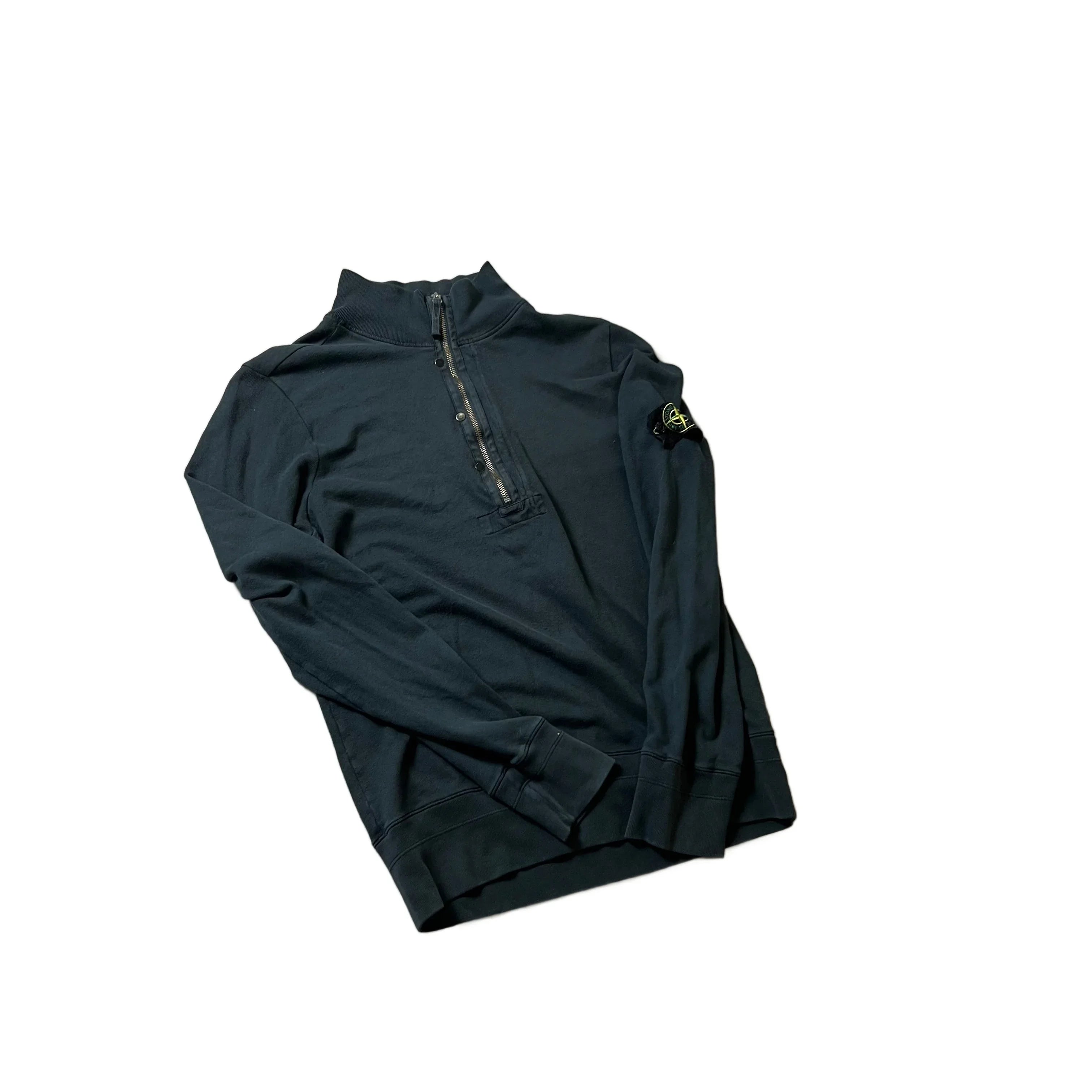 Stone Island 1/4 Zip Swearshirt - L