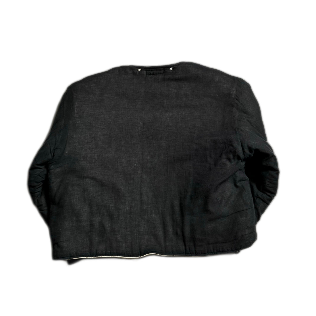 Vintage Black Stone Island Puffer Cardigan - S