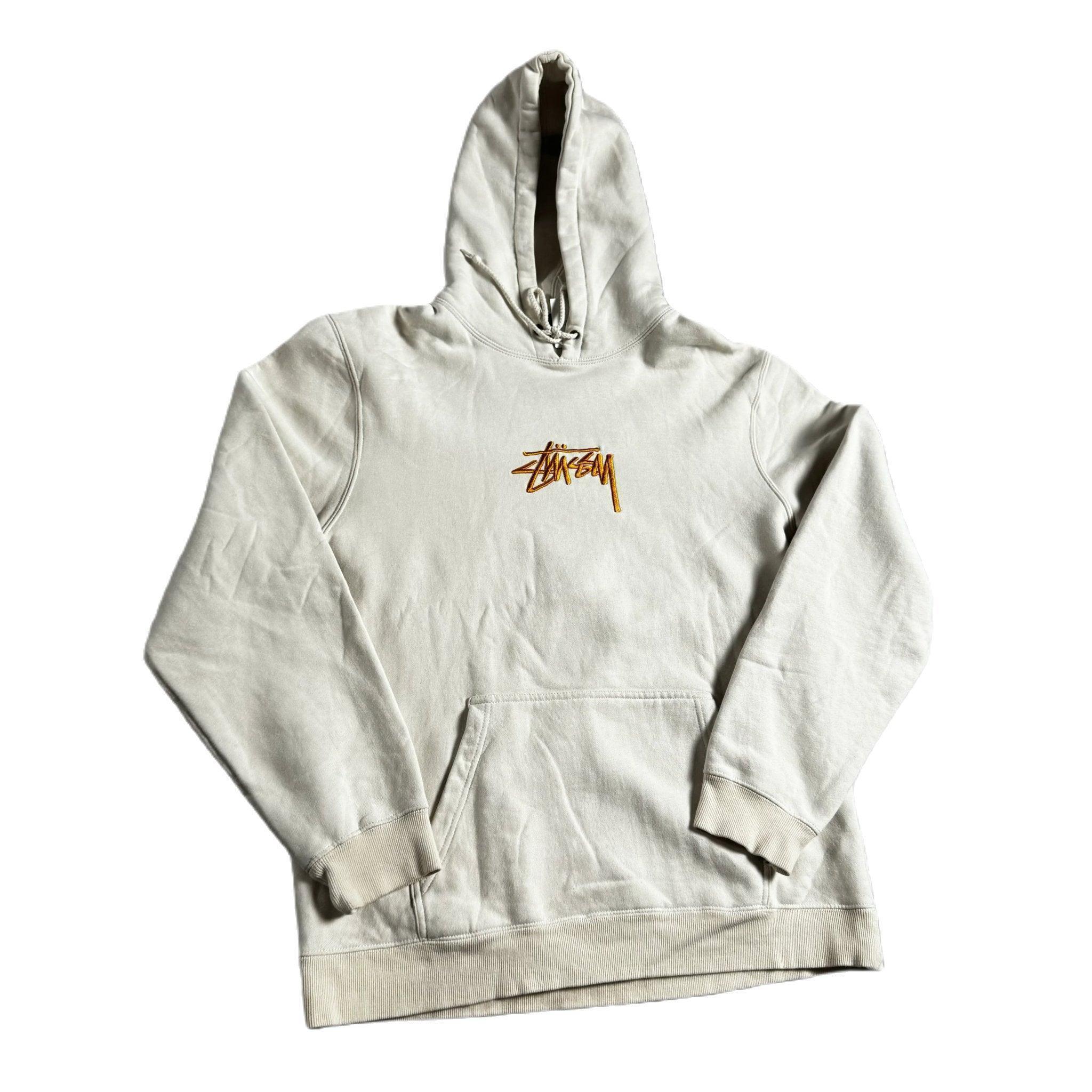 White Stussy Hoodie - XL