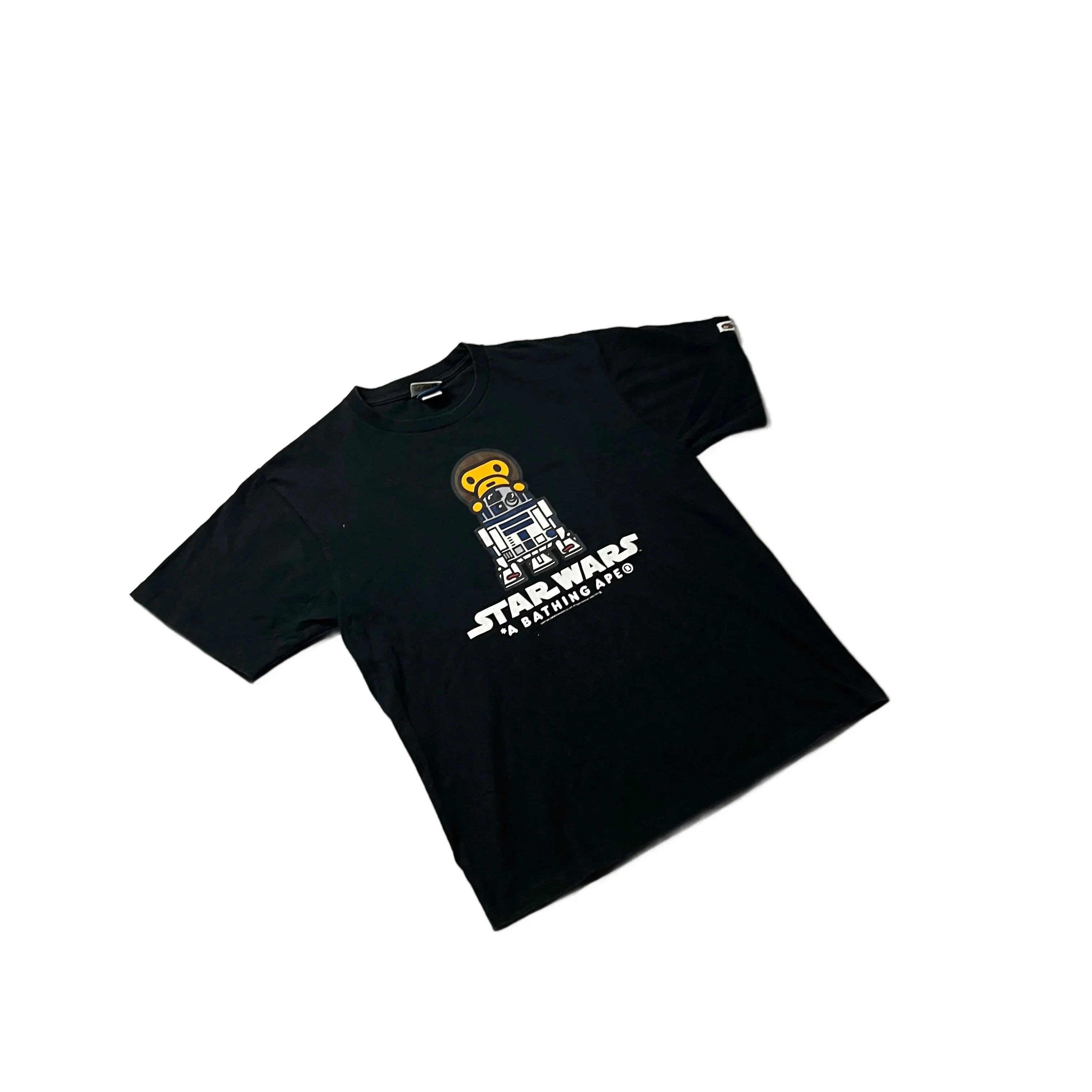 Black A Bathing Ape (BAPE) x Star Wars Tee - L