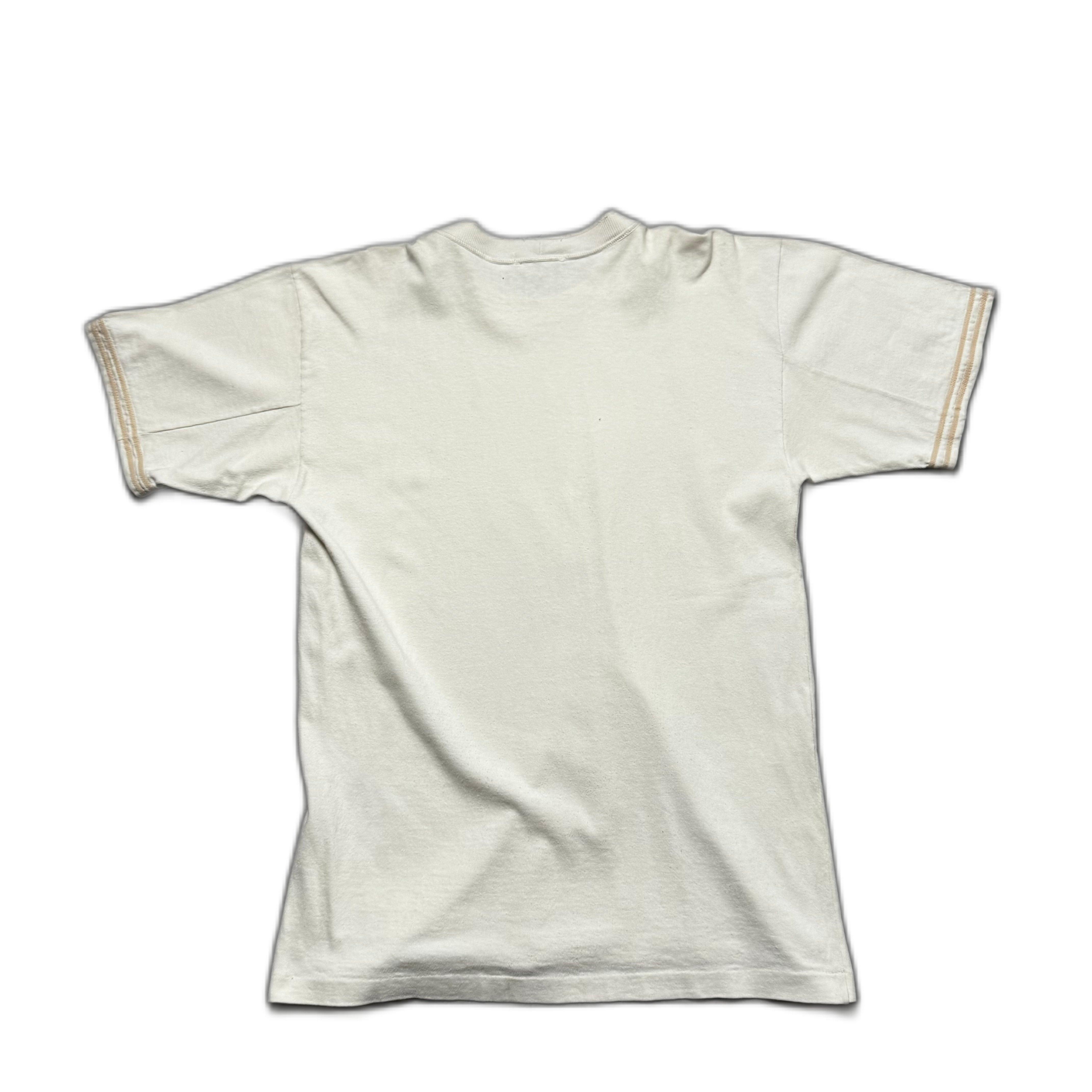 Vintage 90s White Stone Island Tee - XL