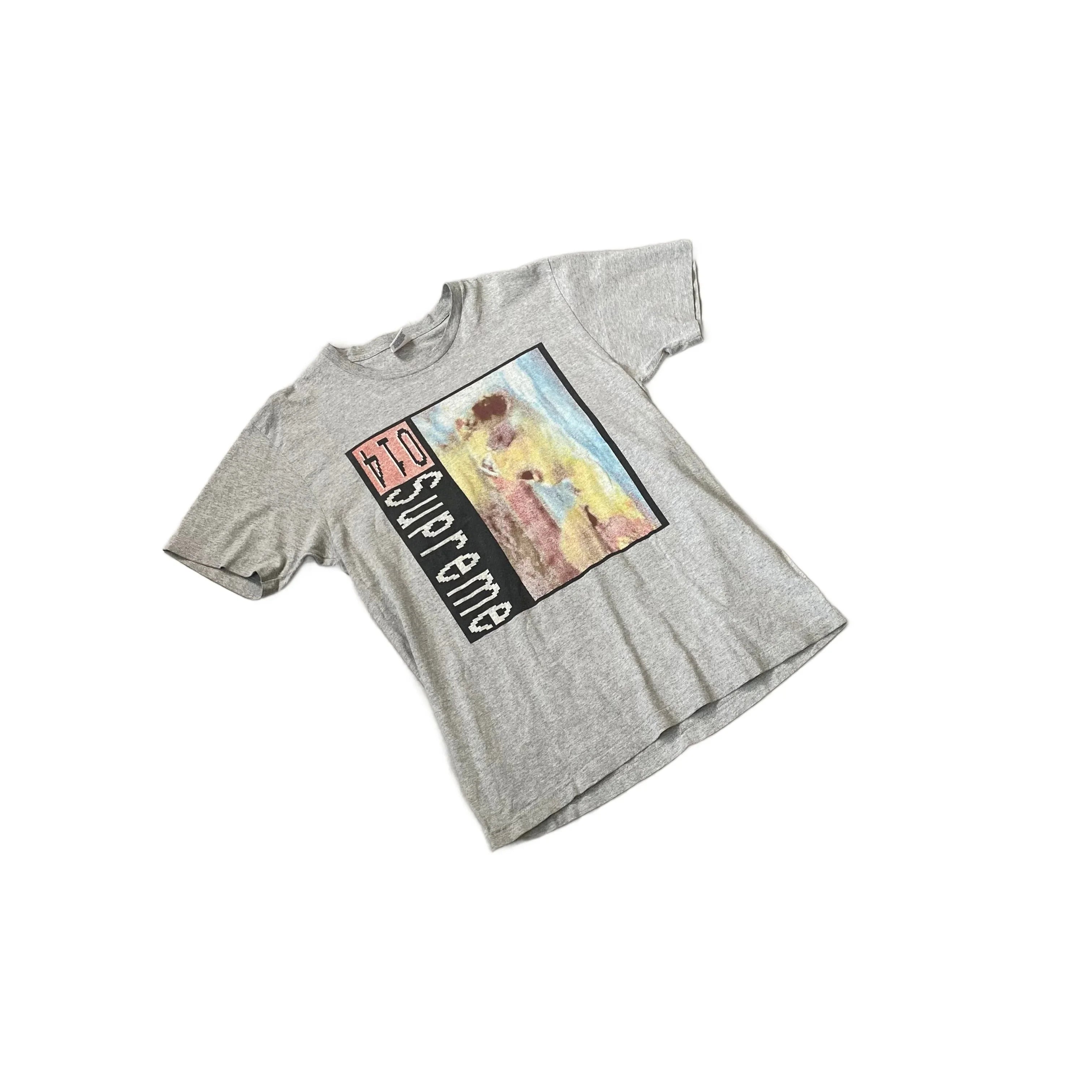 Grey Supreme Tee - L
