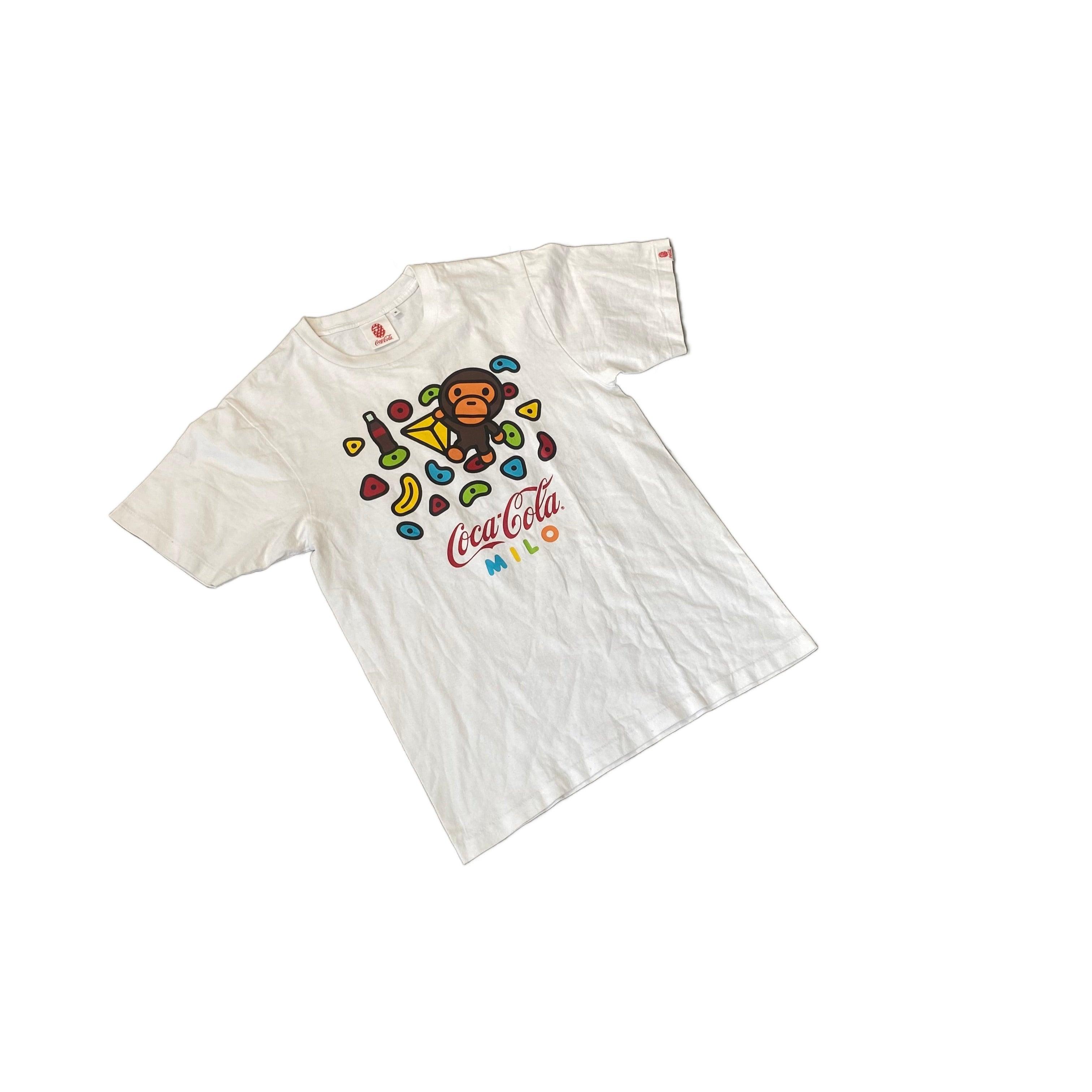 White A Bathing Ape (BAPE) x Coca-Cola Tee - S
