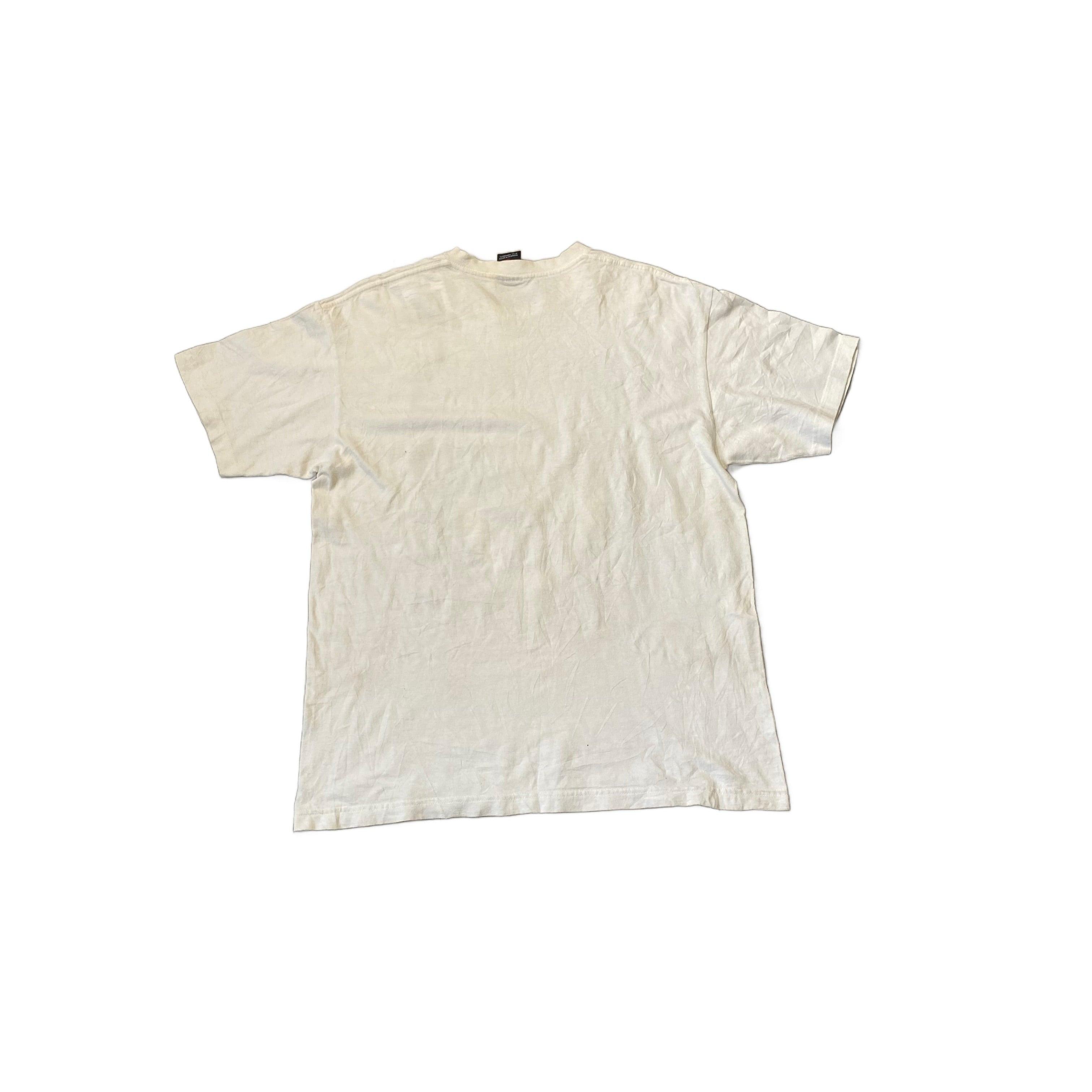 White Stussy Tee - L