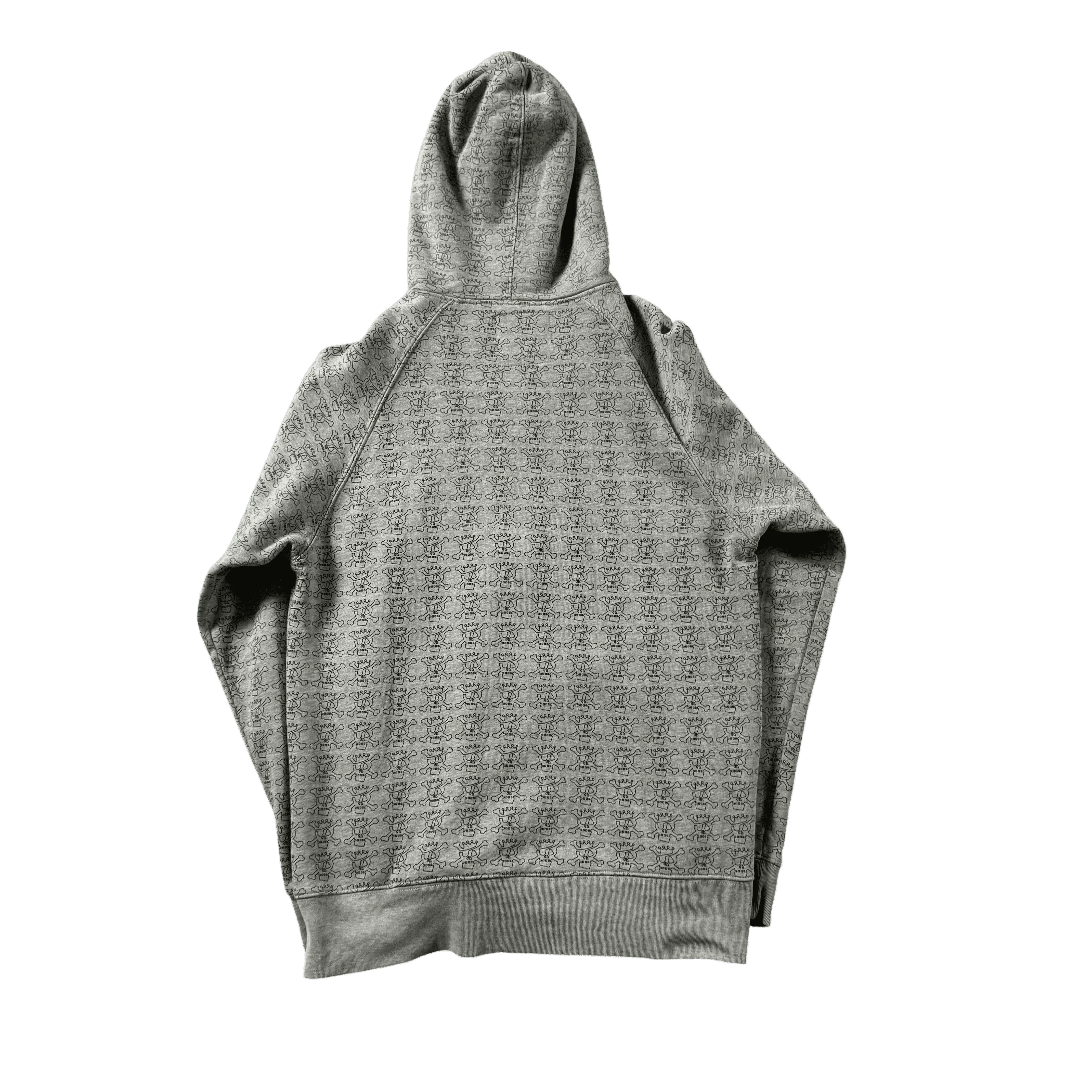Grey Stussy Full Zip Hoodie - L