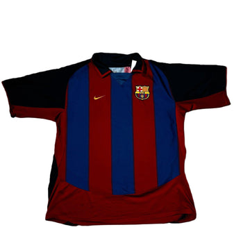 2003 - 04 Barcelona Home Shirt - XL