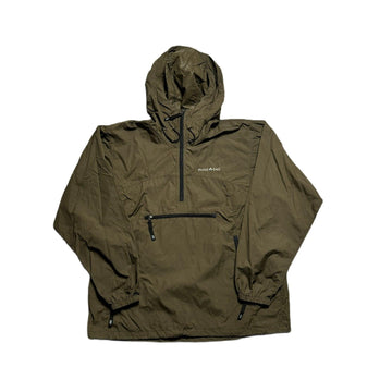 Green Montbell 1/4 Zip Pullover Jacket - XS