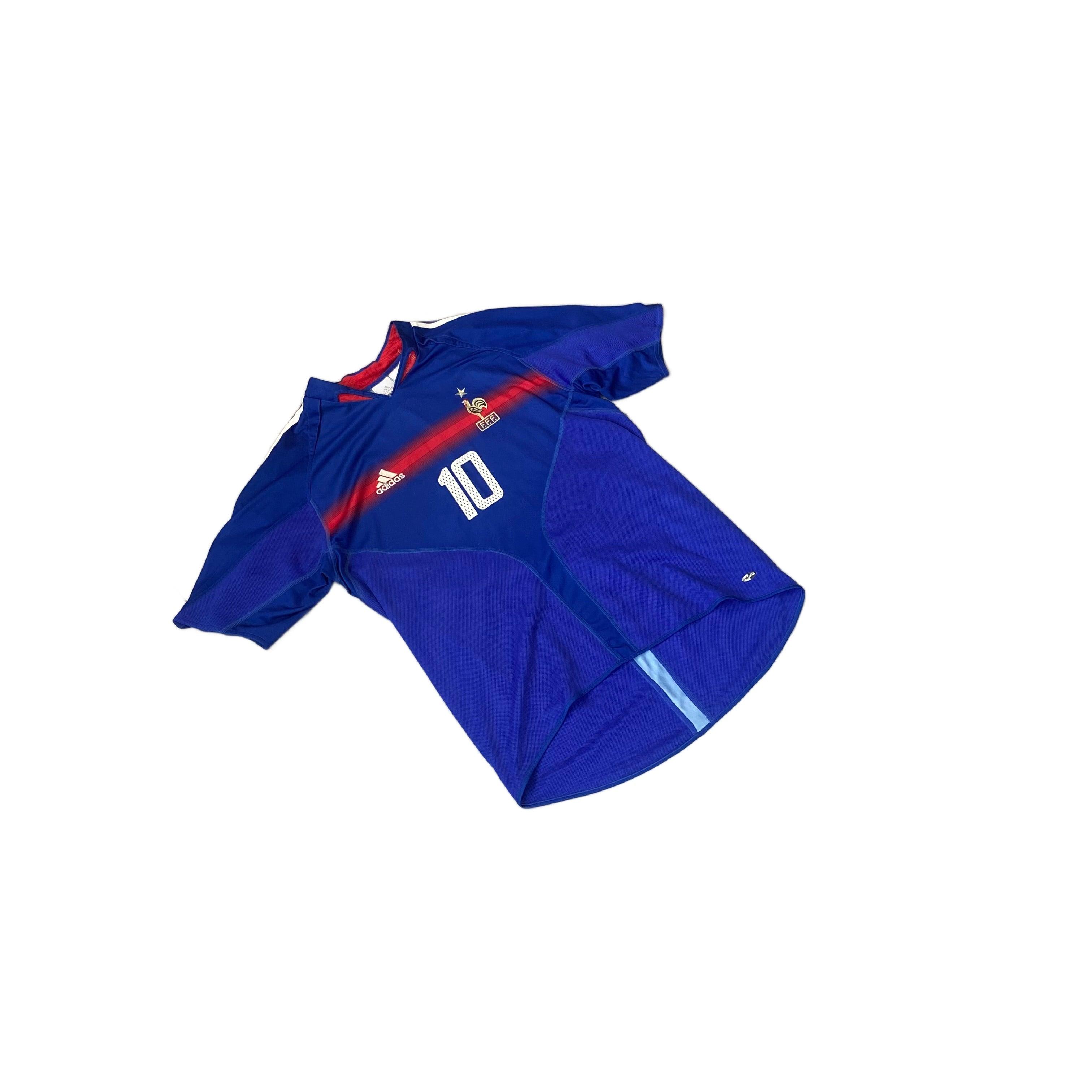 2004 - 06 France Home 'Zidane' Shirt - L