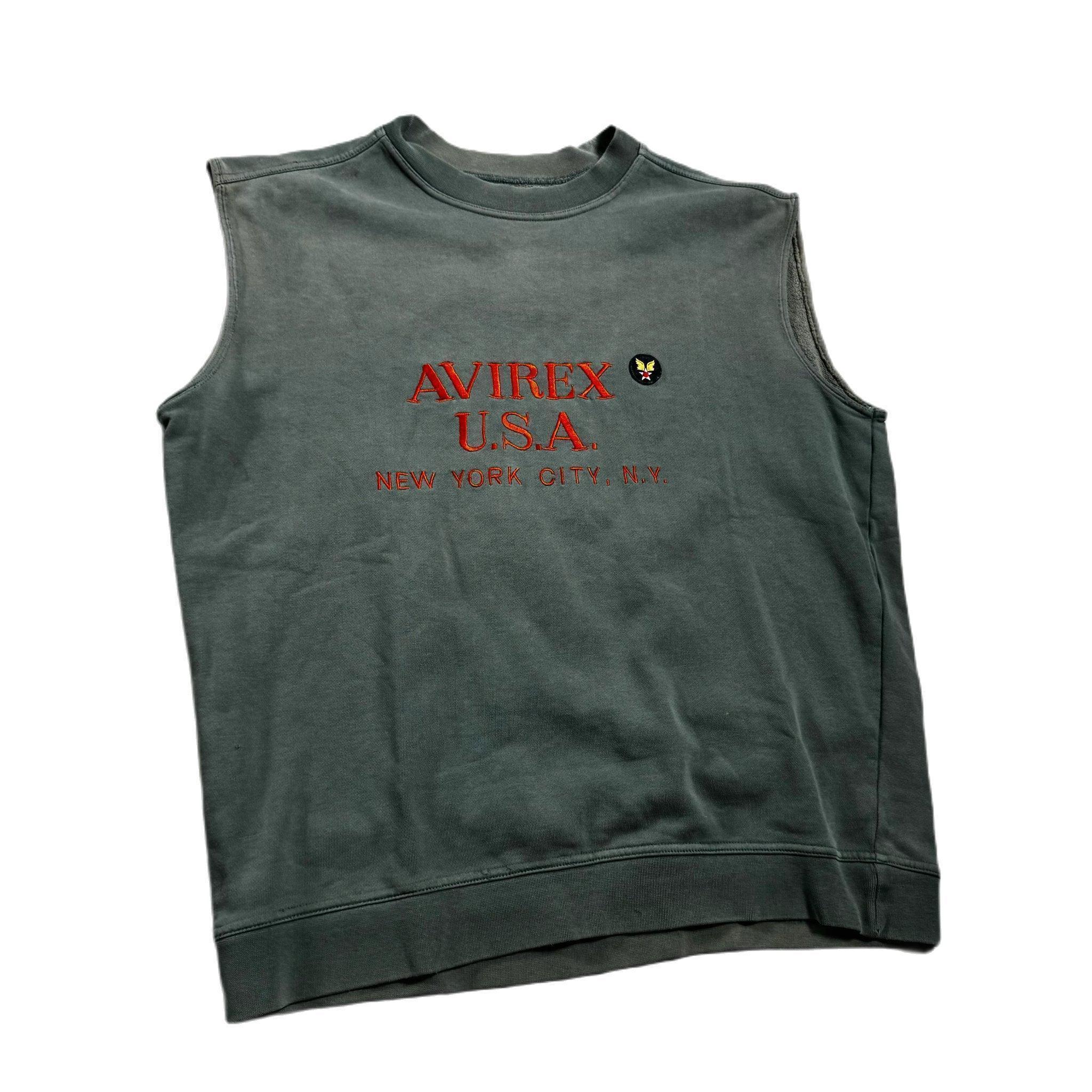 Vintage Grey Avirex Vest - S