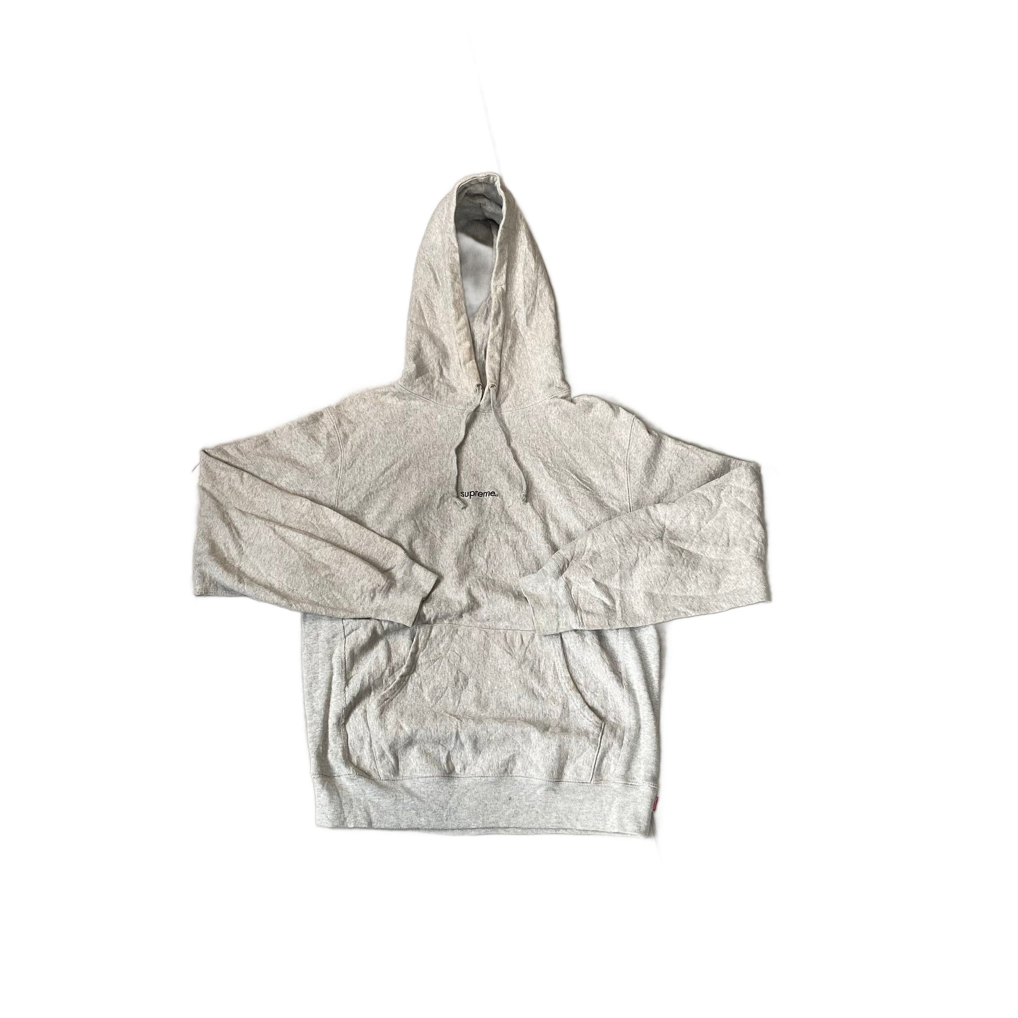 Grey Supreme Hoodie - M