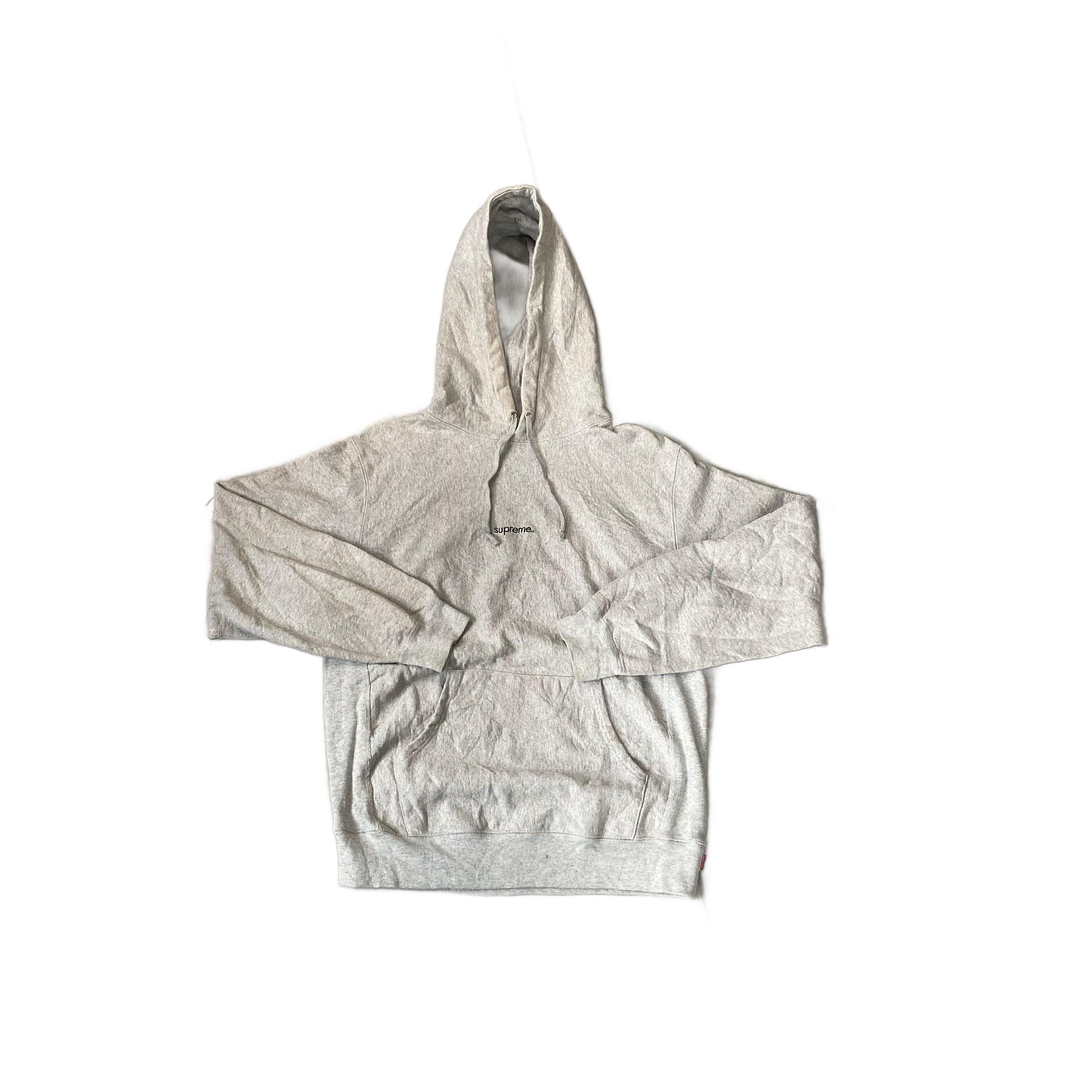 Grey Supreme Hoodie - M
