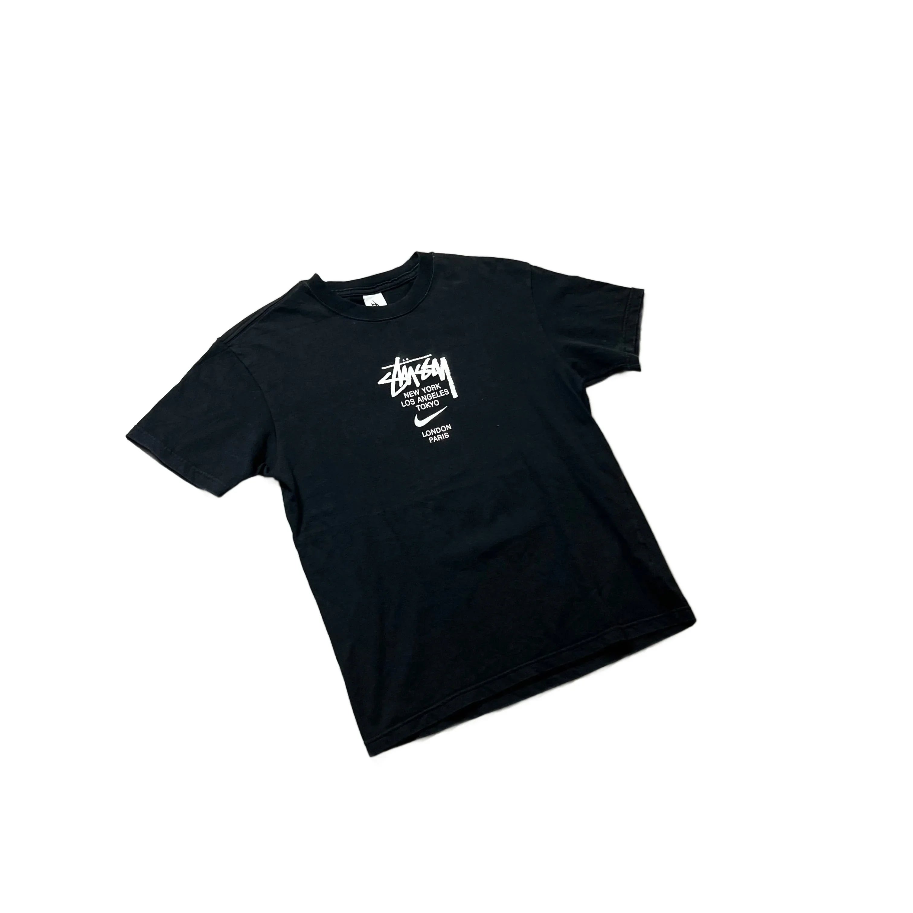 Black Stussy x Nike Tee - M