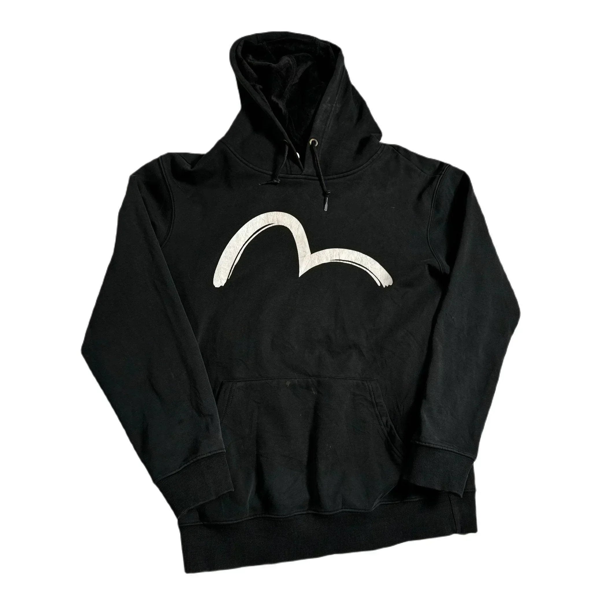 Black Evisu Hoodie - L