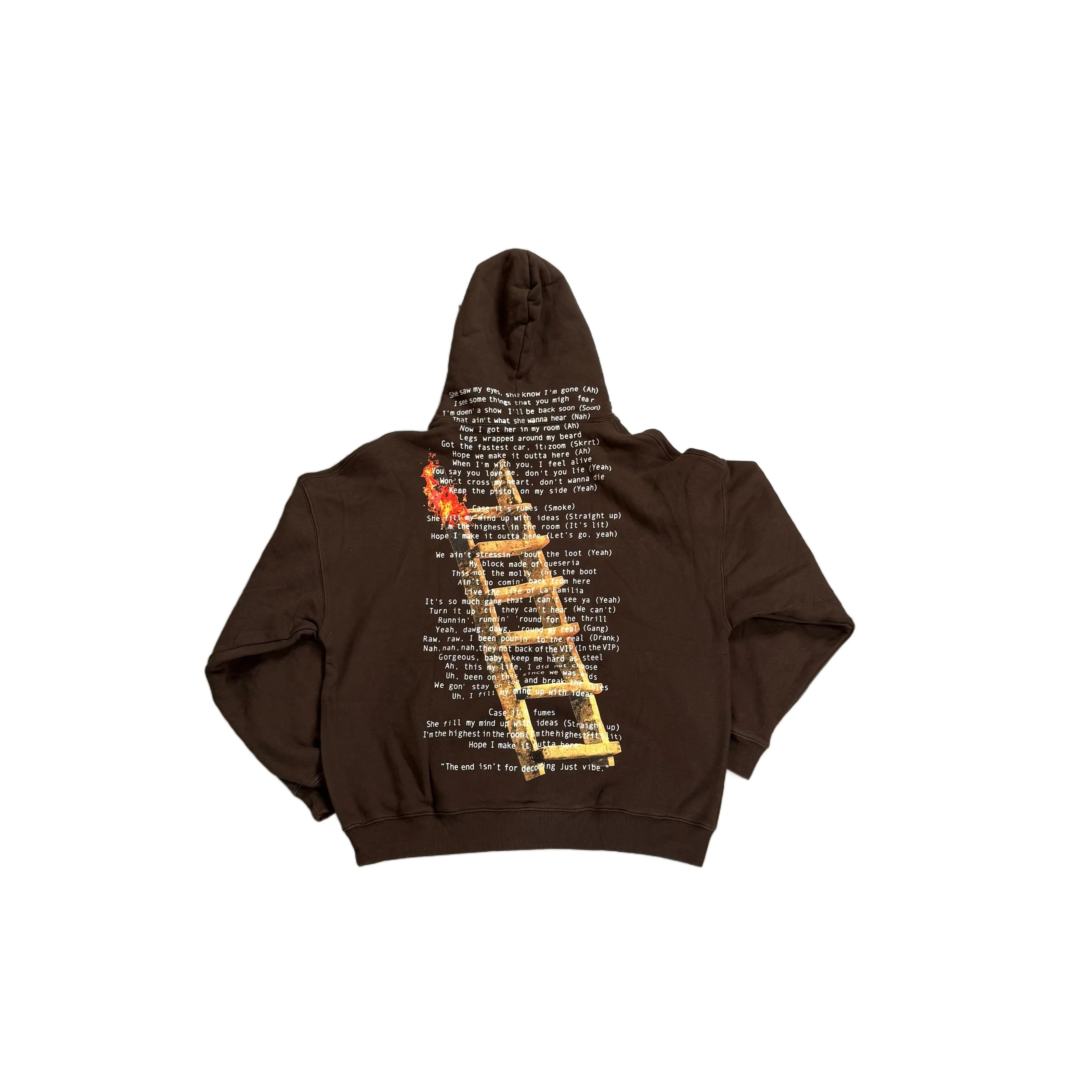 Brown Travis Scott Hoodie - S
