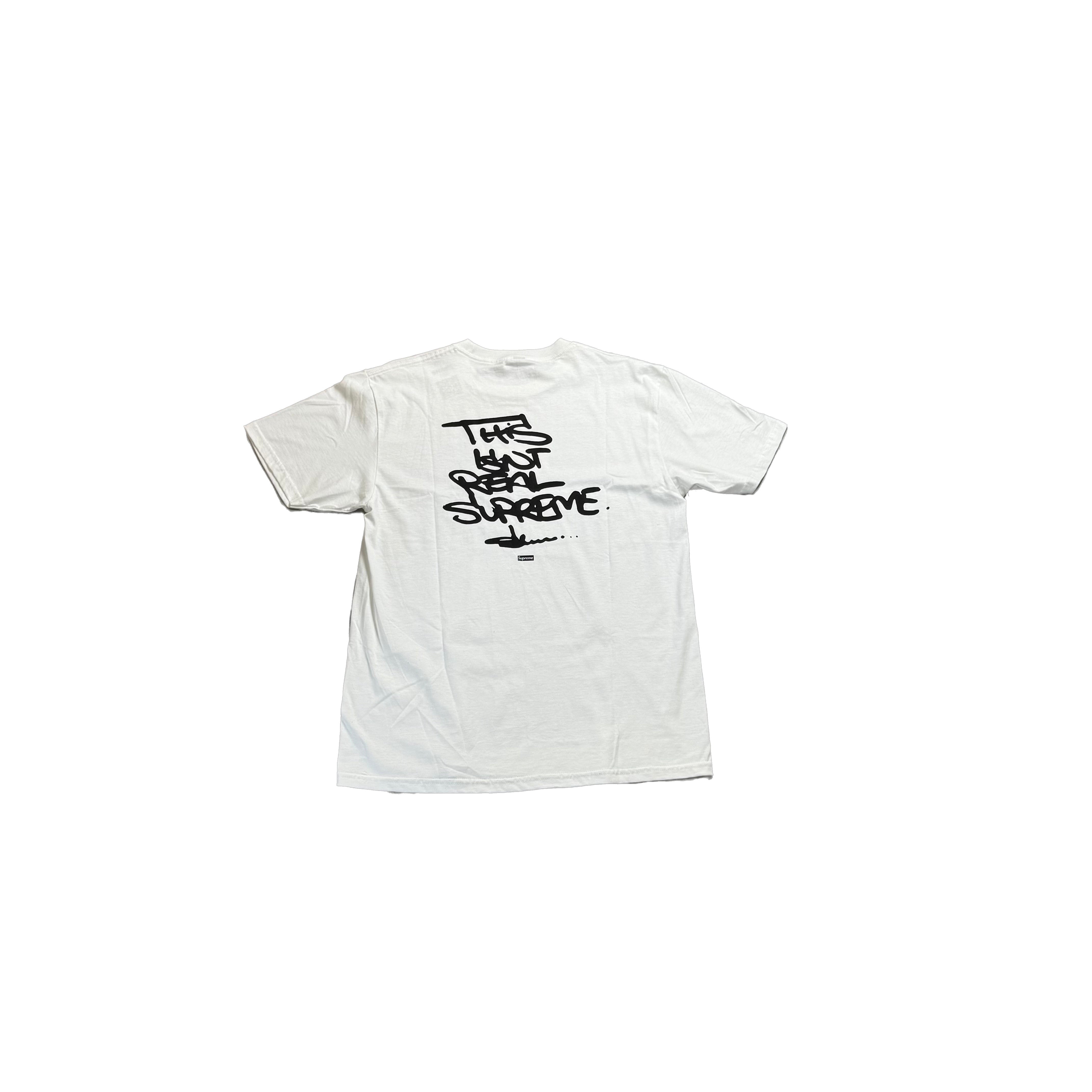 Brand New White Supreme Slawn Box Logo Tee - L