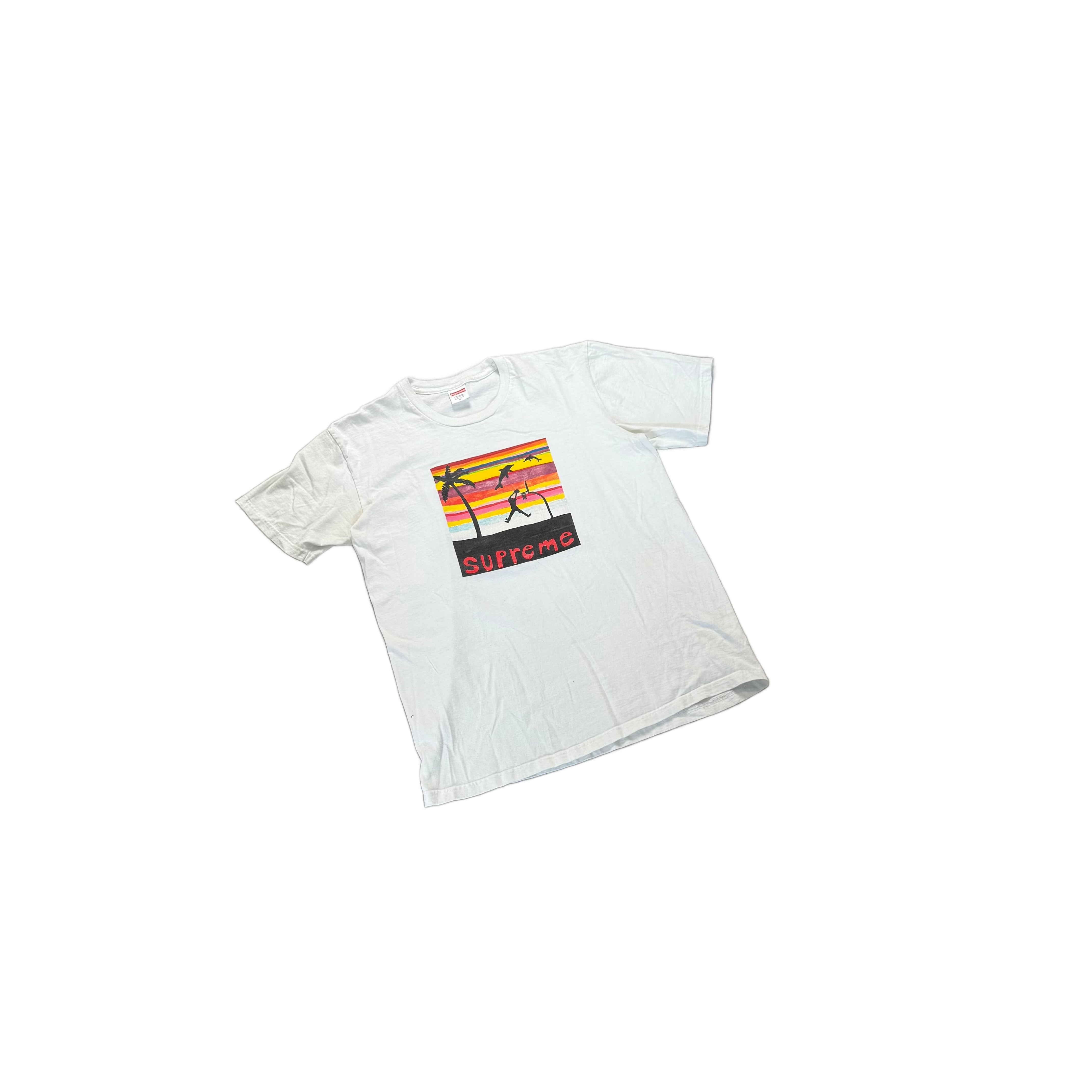 White Supreme Tee - M