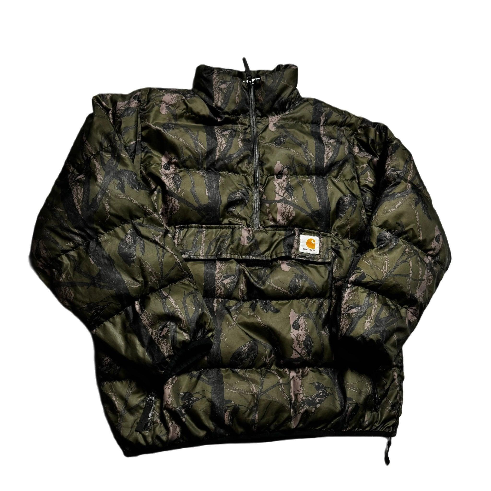 Green Camo Carhartt Puffer Coat - S