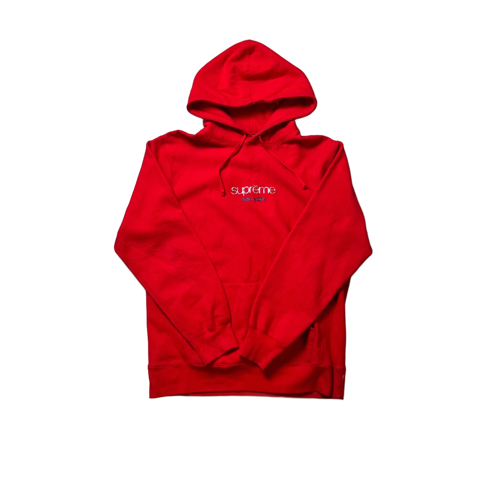 Red Supreme Hoodie - XL