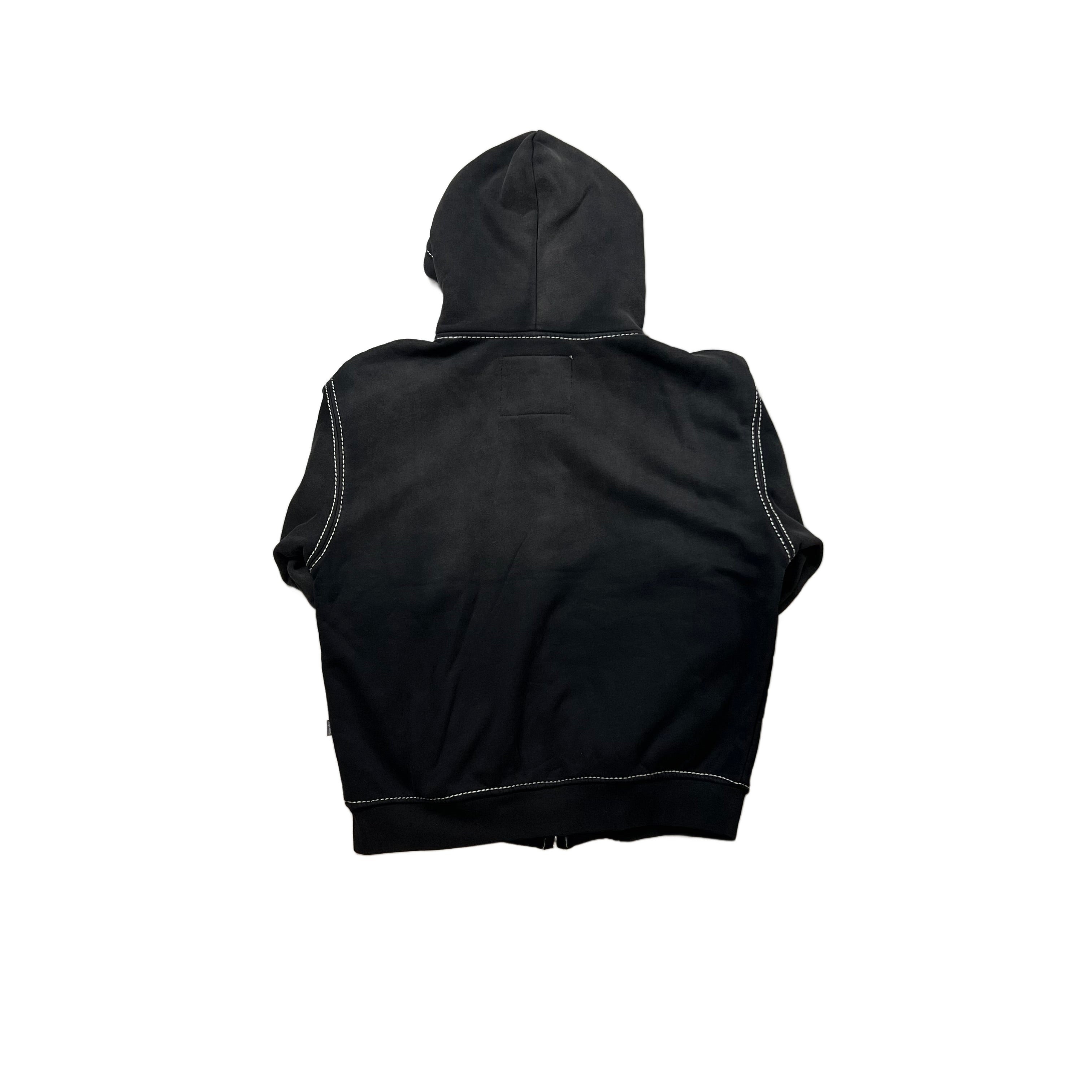 Black Supreme x True Religion Zip Up Hoodie - S