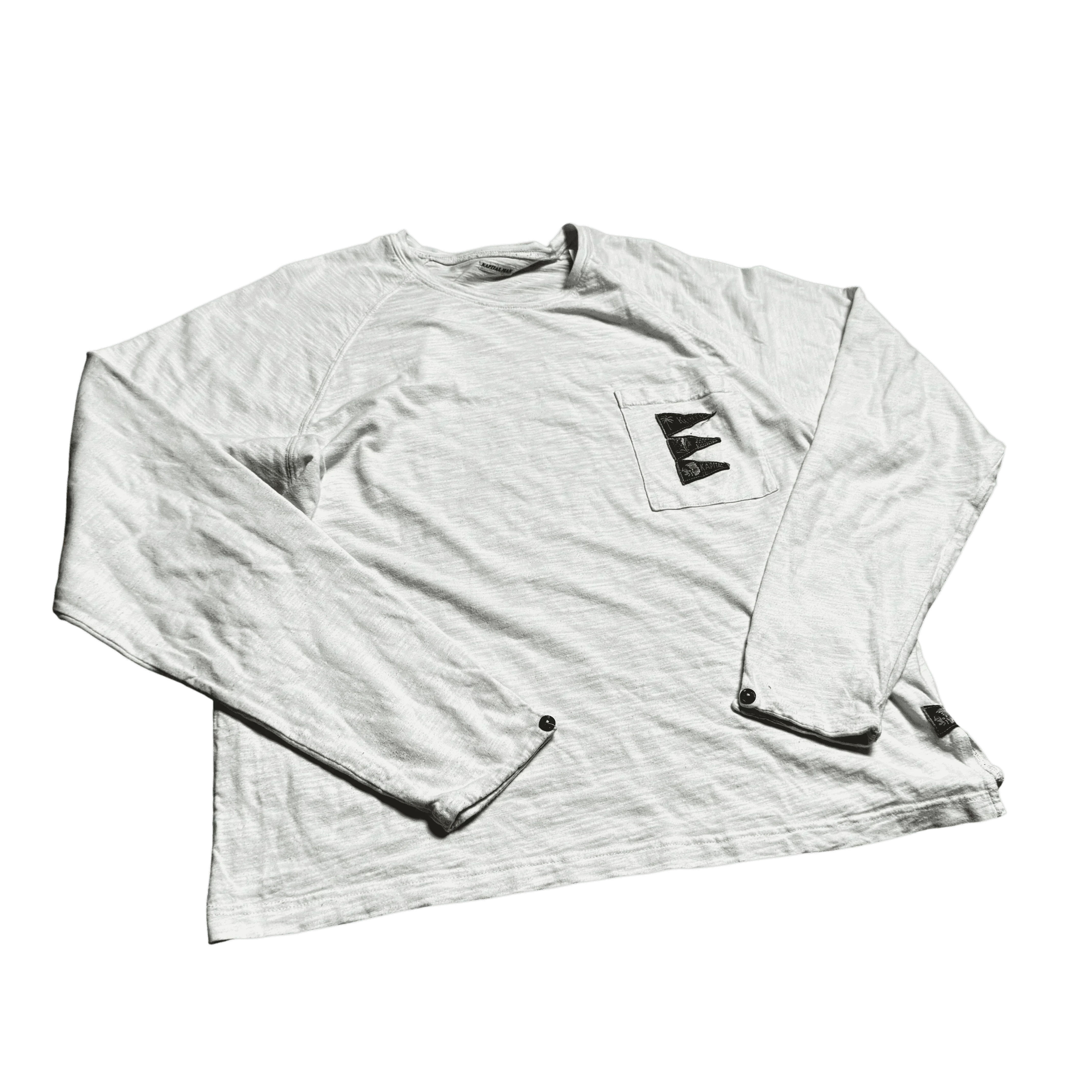 White Kapital Long Sleeve Tee - L