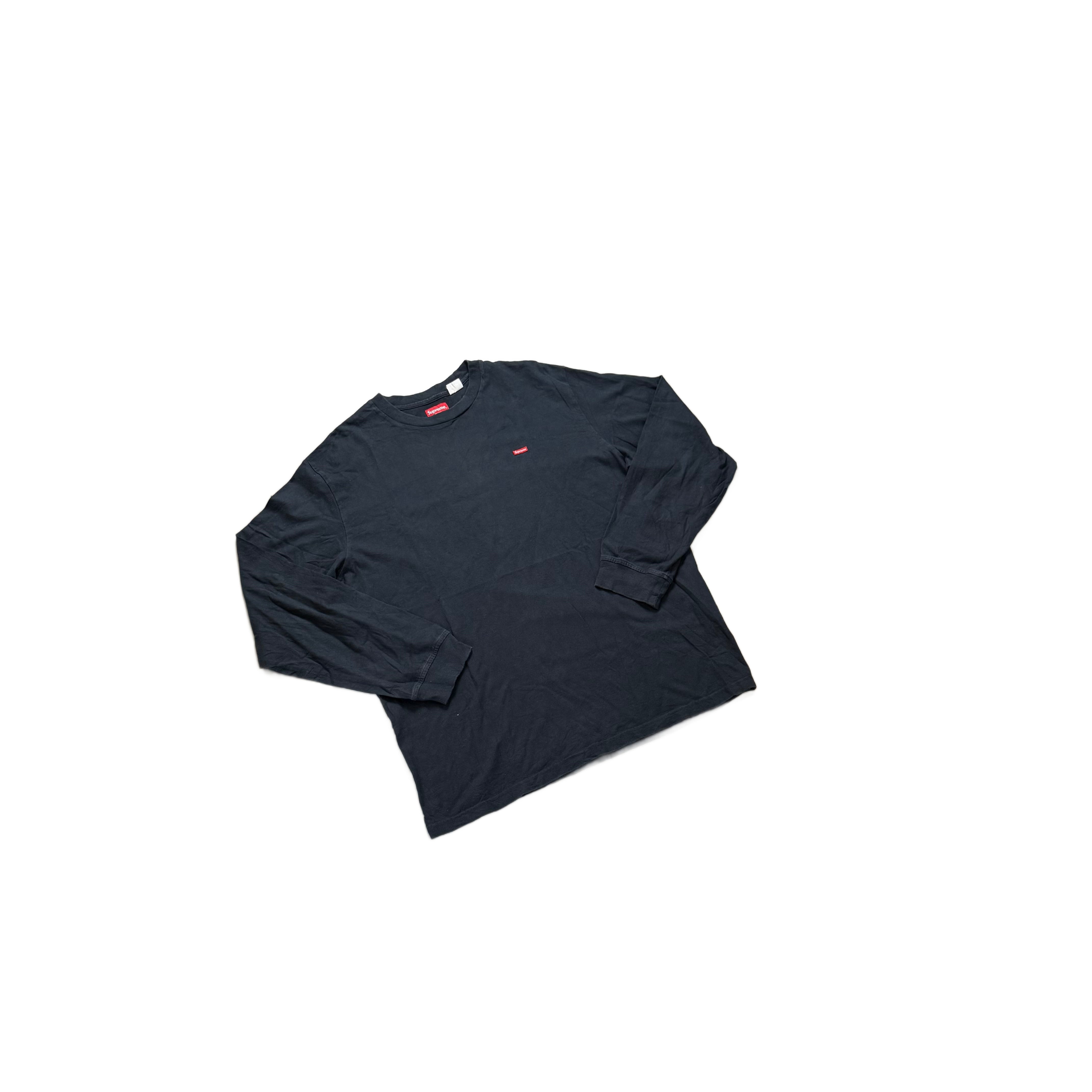 Black Supreme Long Sleeve Tee - L