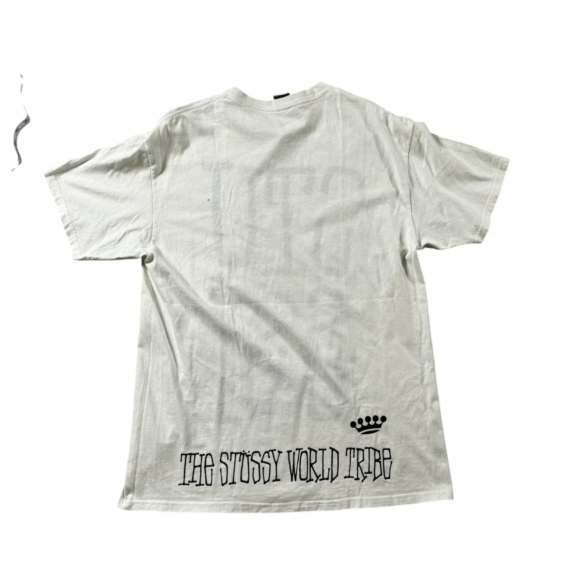 White Stussy Tee - L
