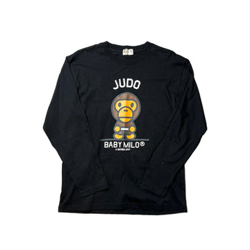 Black A Bathing Ape (BAPE) Long Sleeve Tee - L