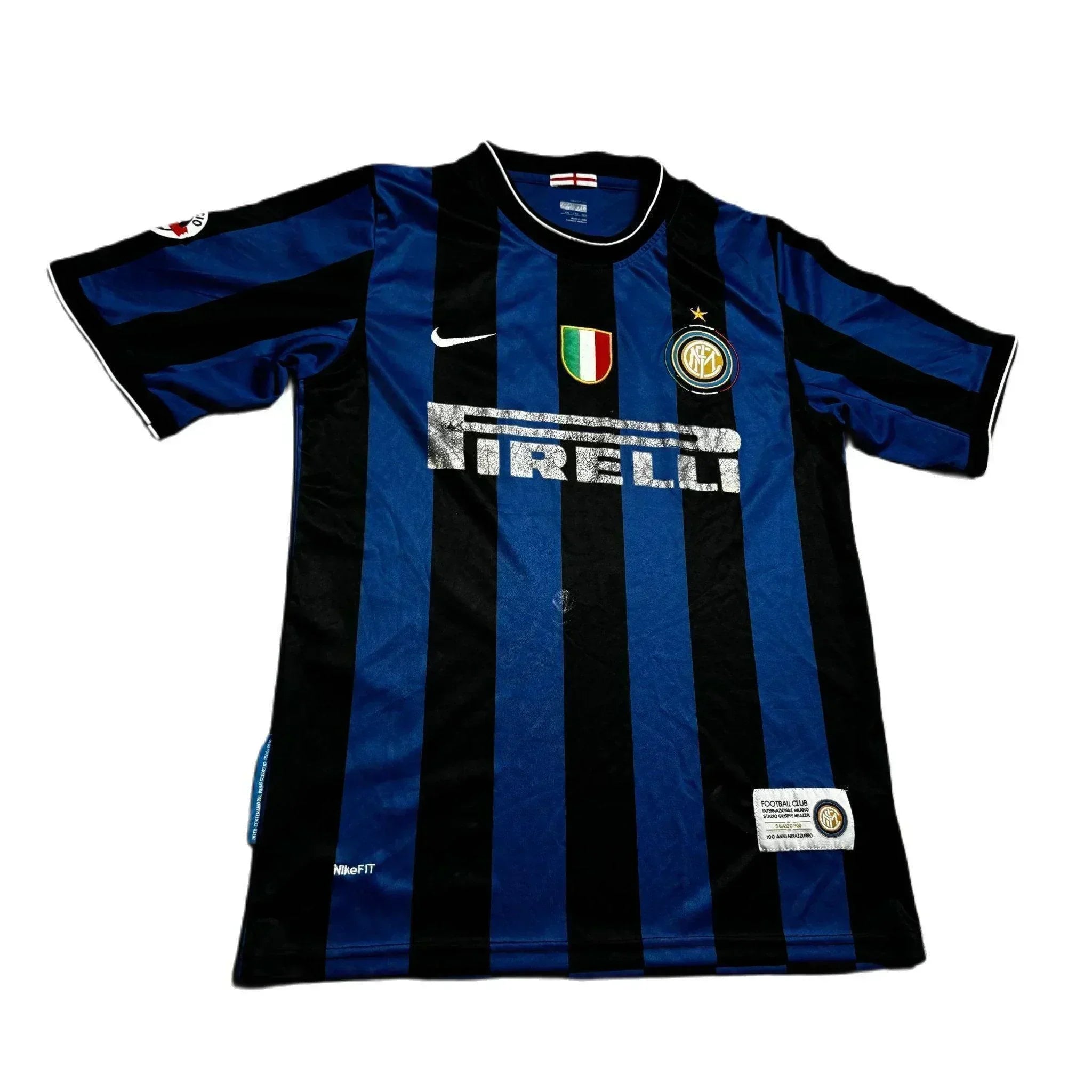 2009 - 10 Inter Milan Home 'Eto'o' Shirt - XXL