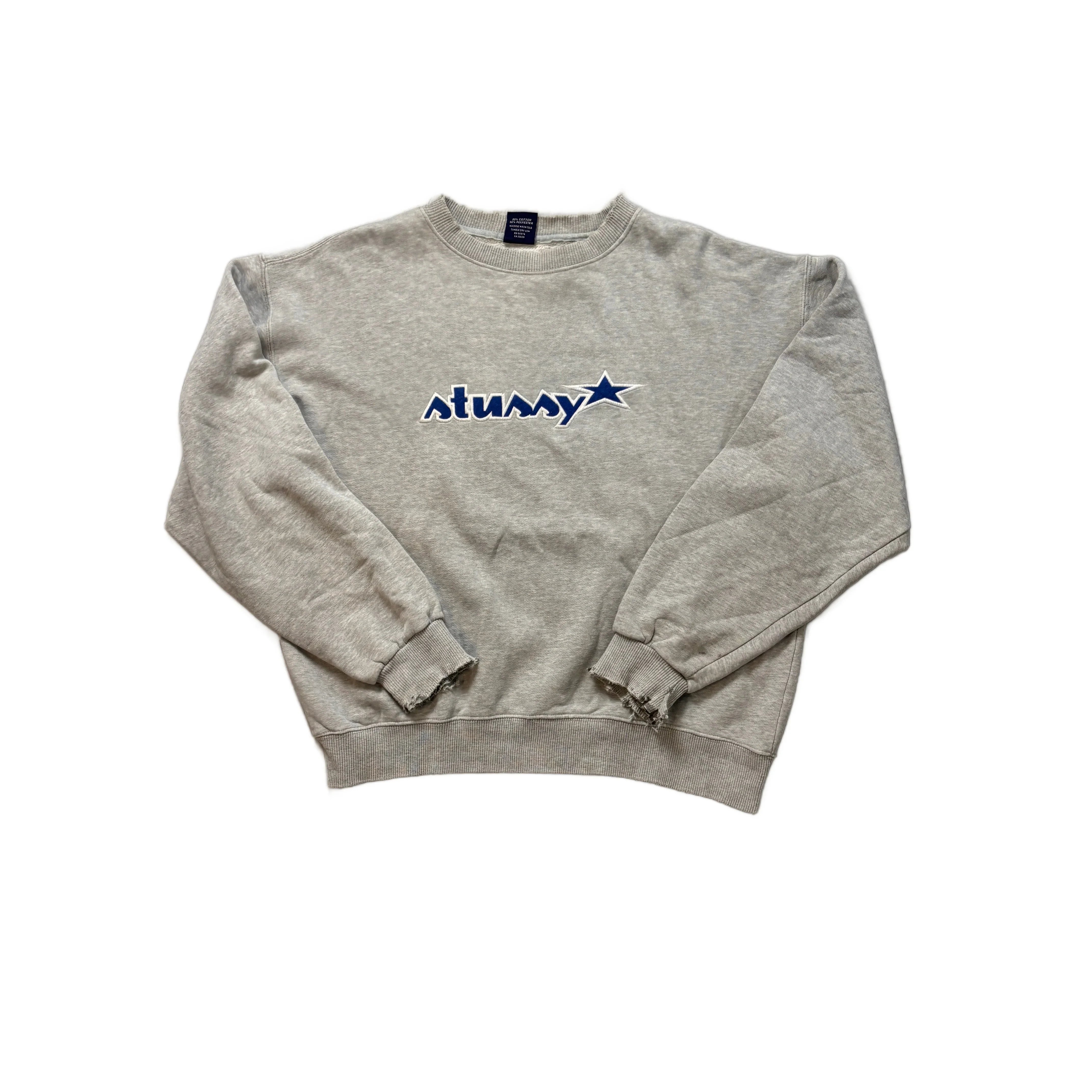 Grey Stussy Sweatshirt - M