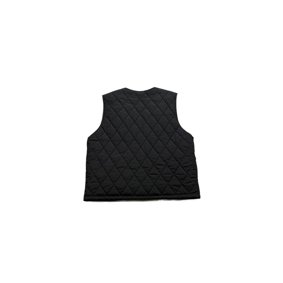 Black Stussy Puffer Gilet - XL