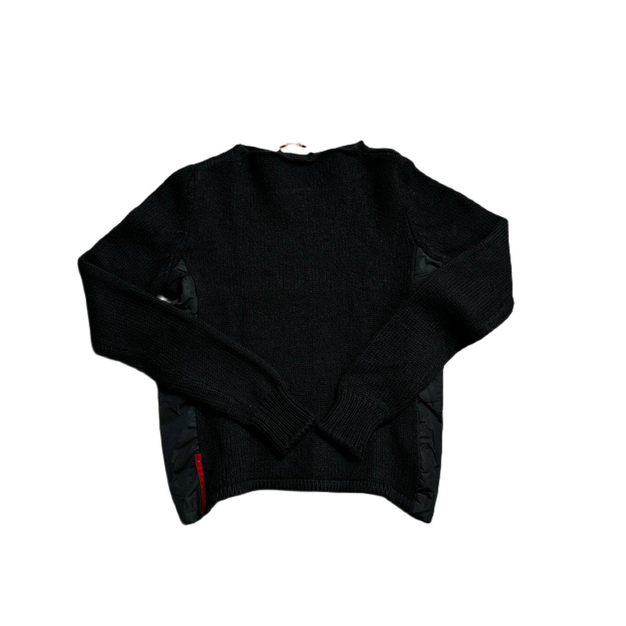 Black Prada Knitted Sweatshirt - XS