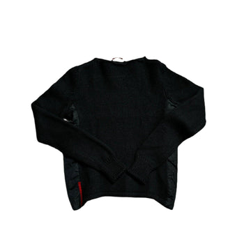 Black Prada Knitted Sweatshirt - XS