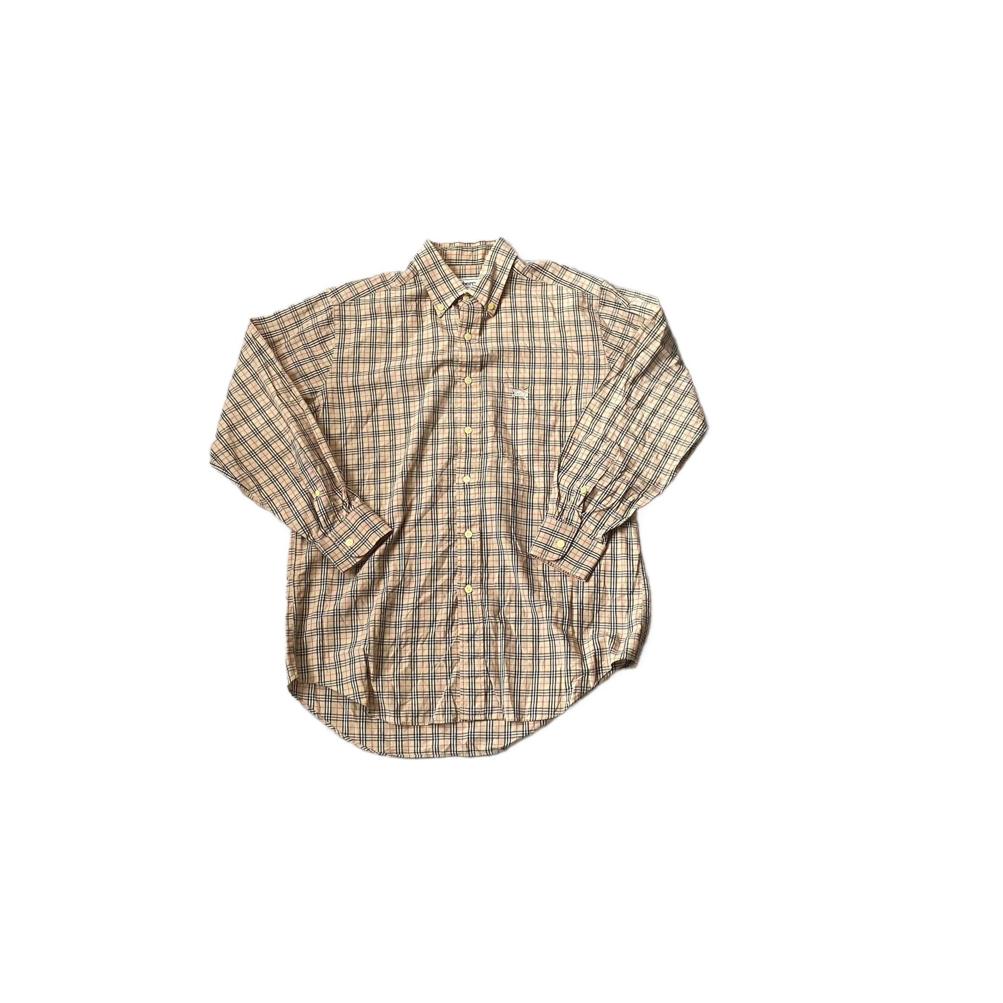 Vintage Burberry Long Sleeve Shirt - M