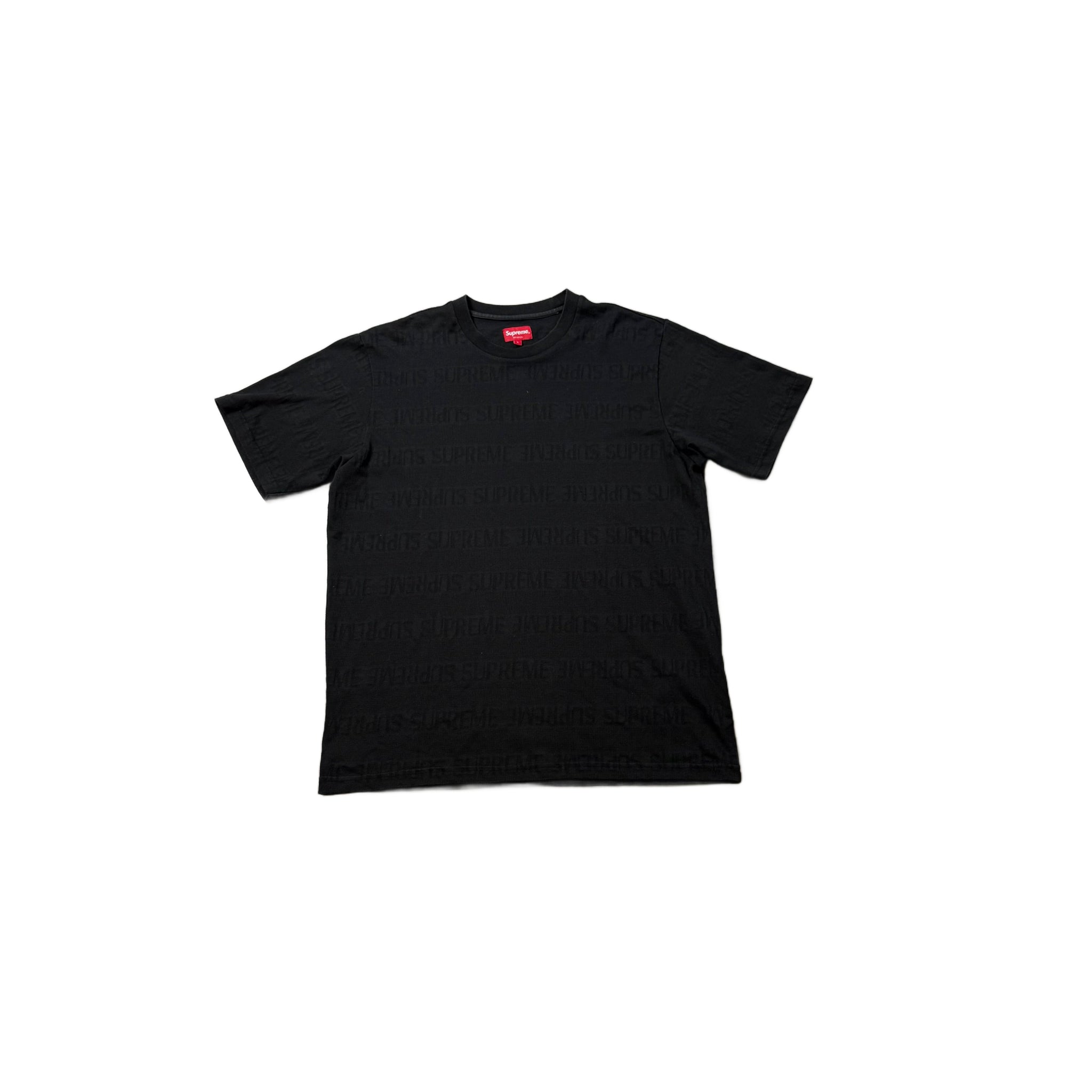 Black Supreme Tee - L